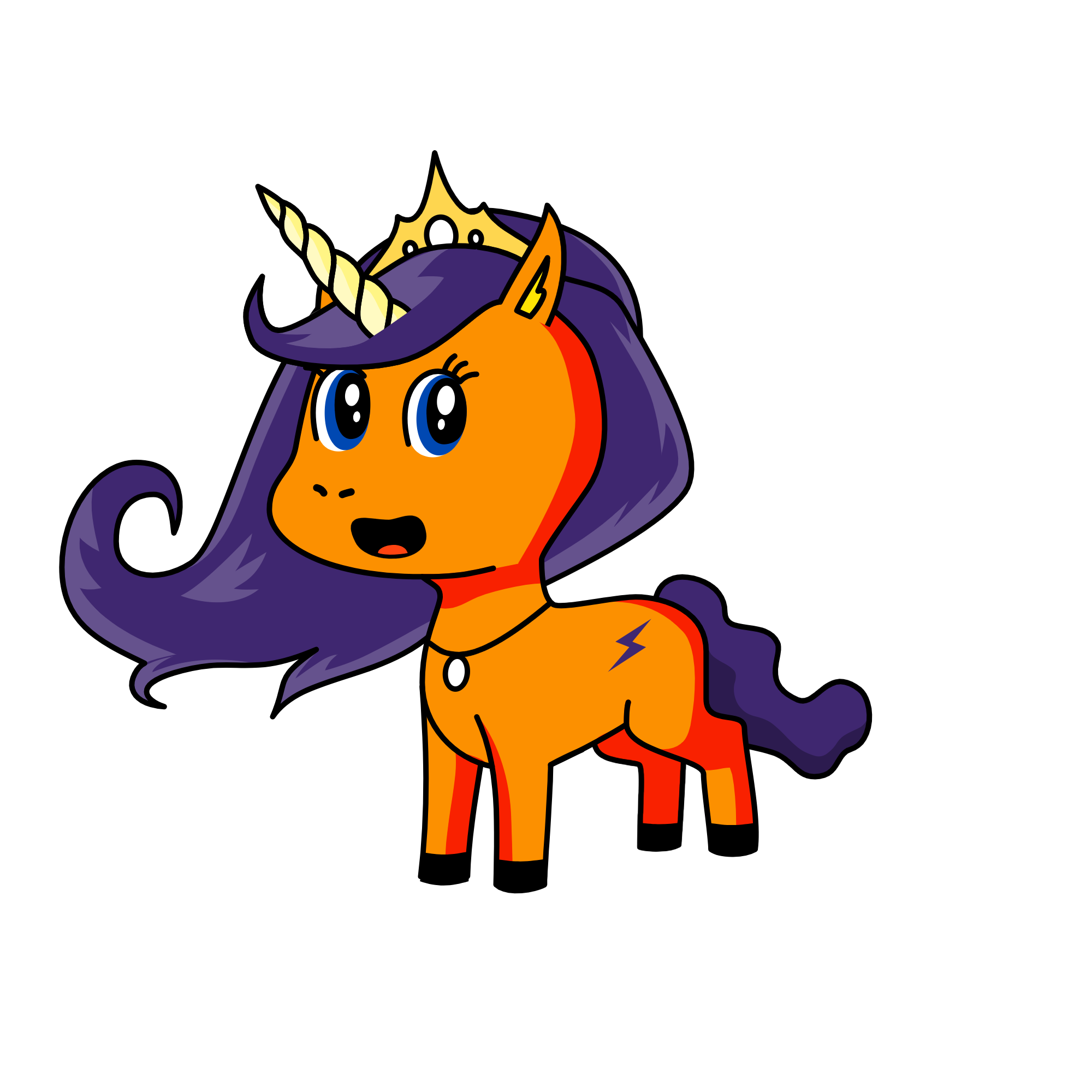 Midnight, the unicorn