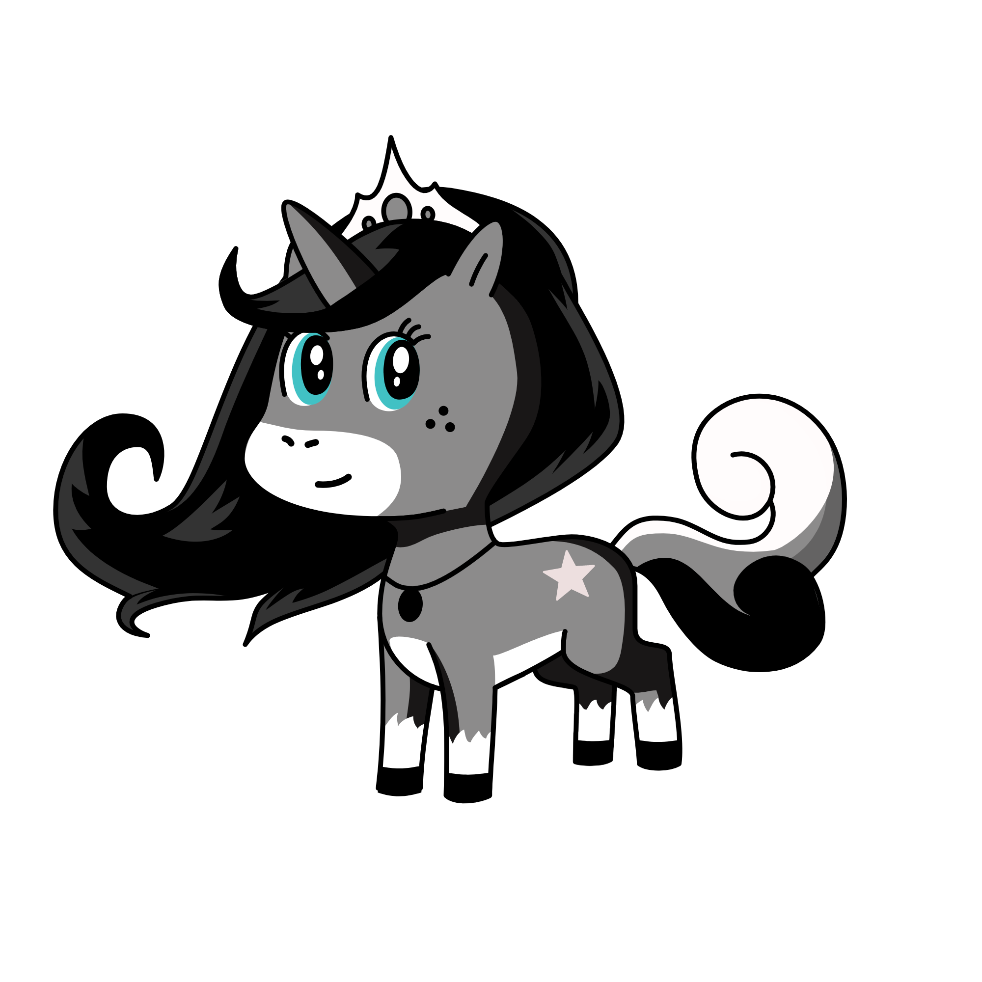 Darkia, the unicorn