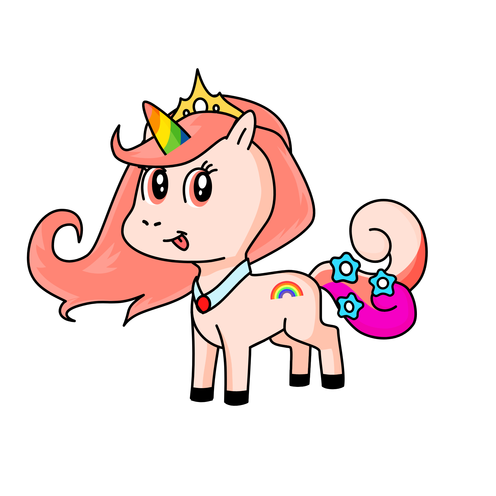 snow white, the unicorn