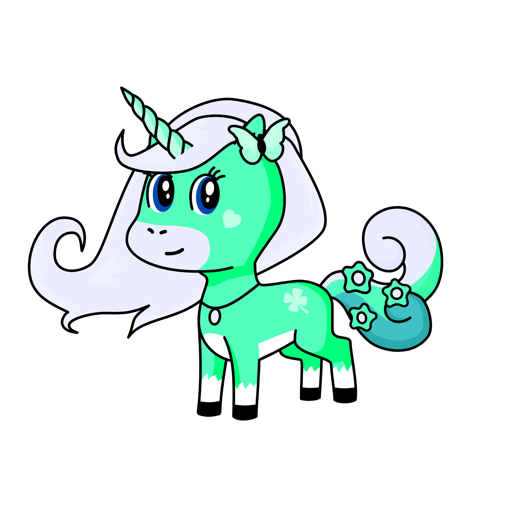 Dazzling-Naturity, the unicorn