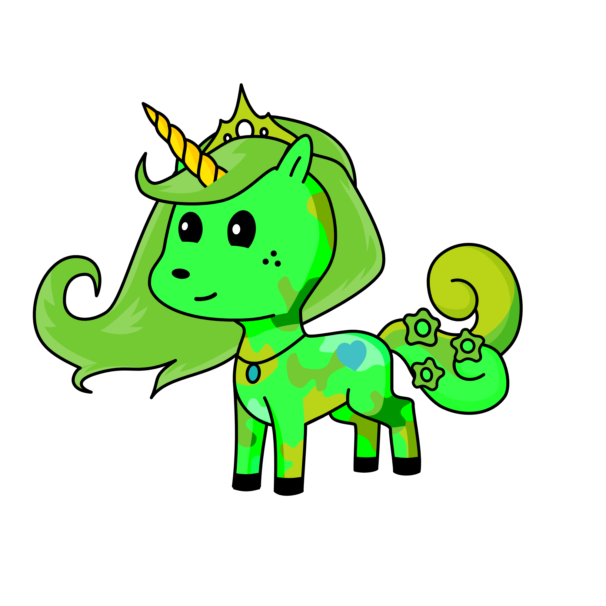Princess minty, the unicorn