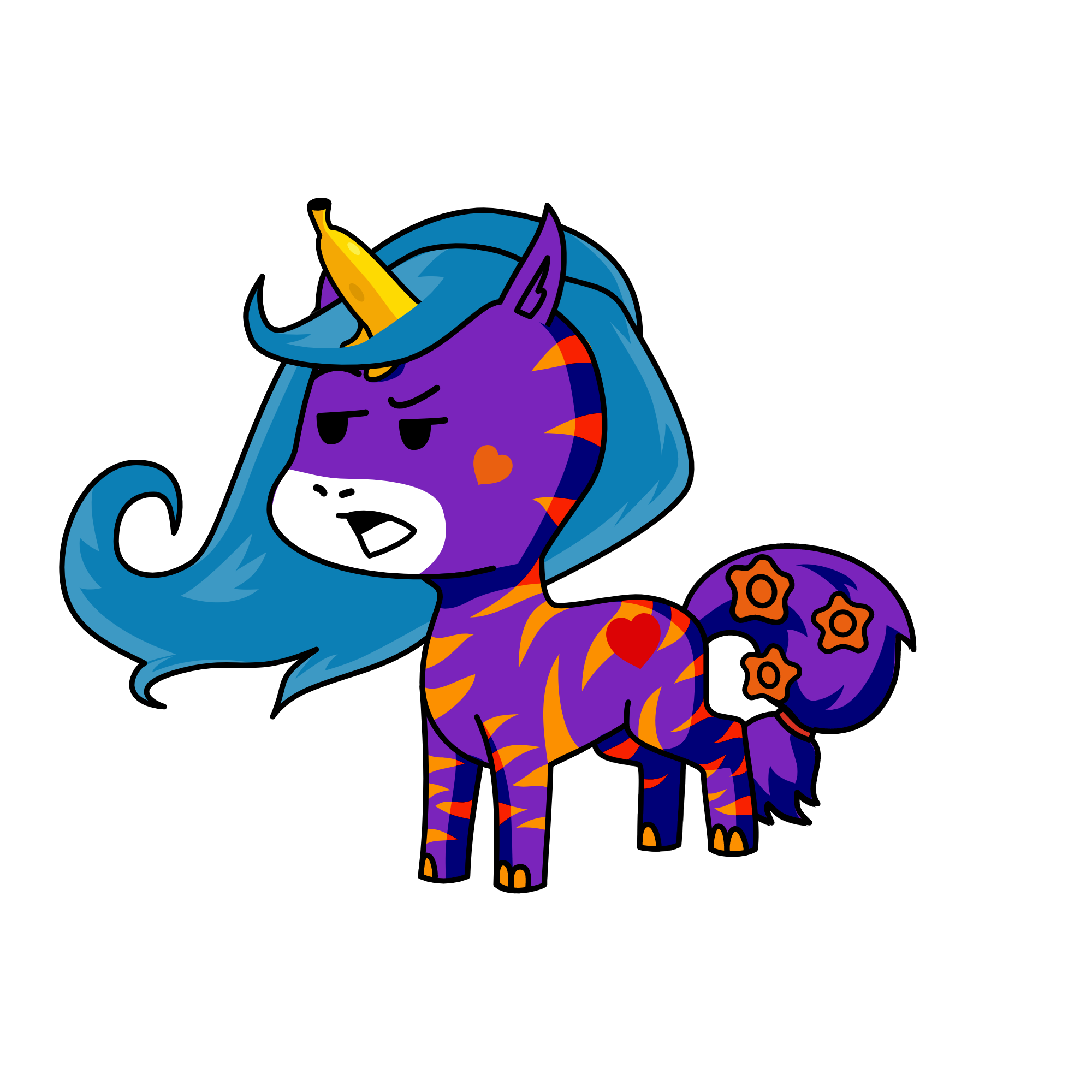 Sfondo, the unicorn