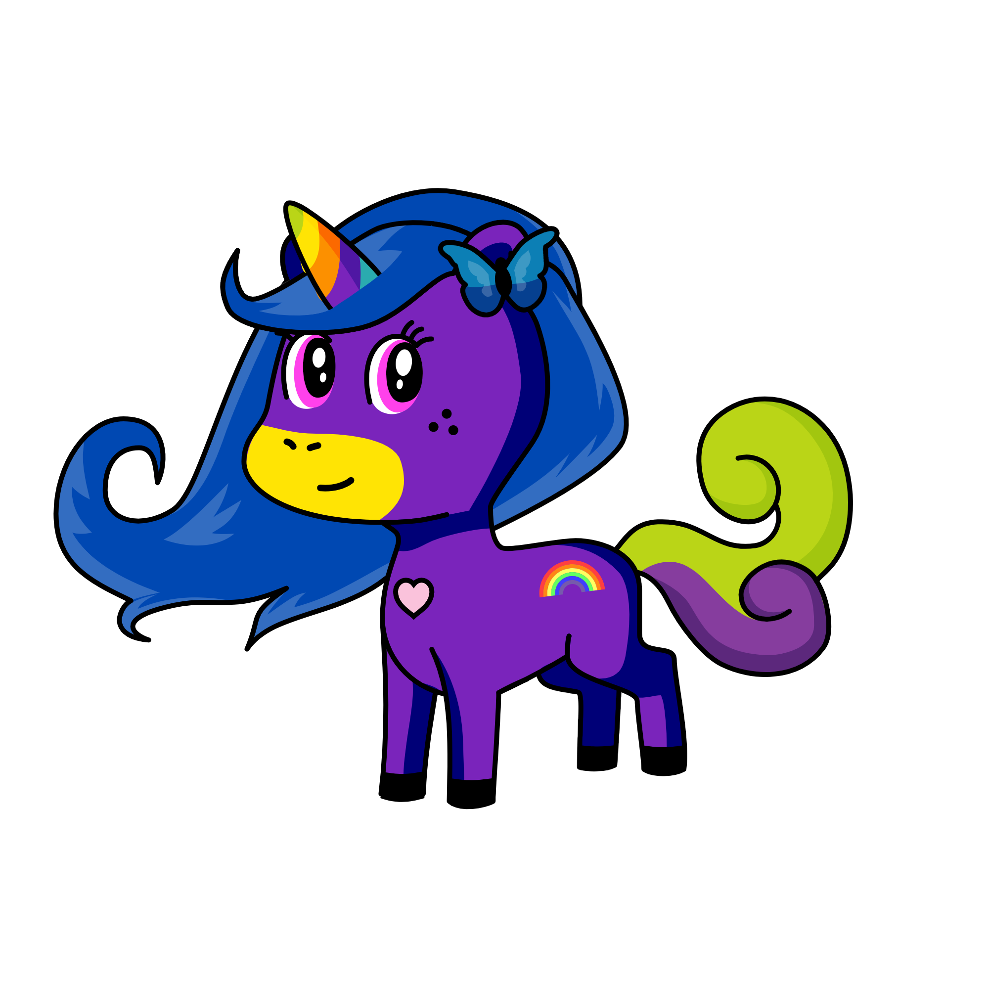 Skye, the unicorn