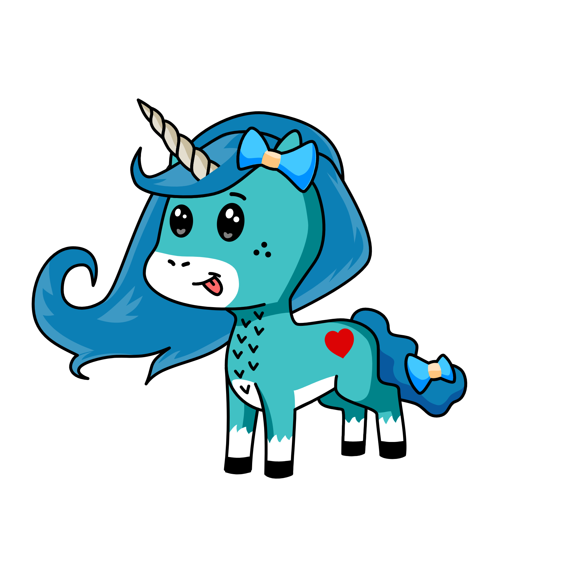 princesa del hielo, the unicorn