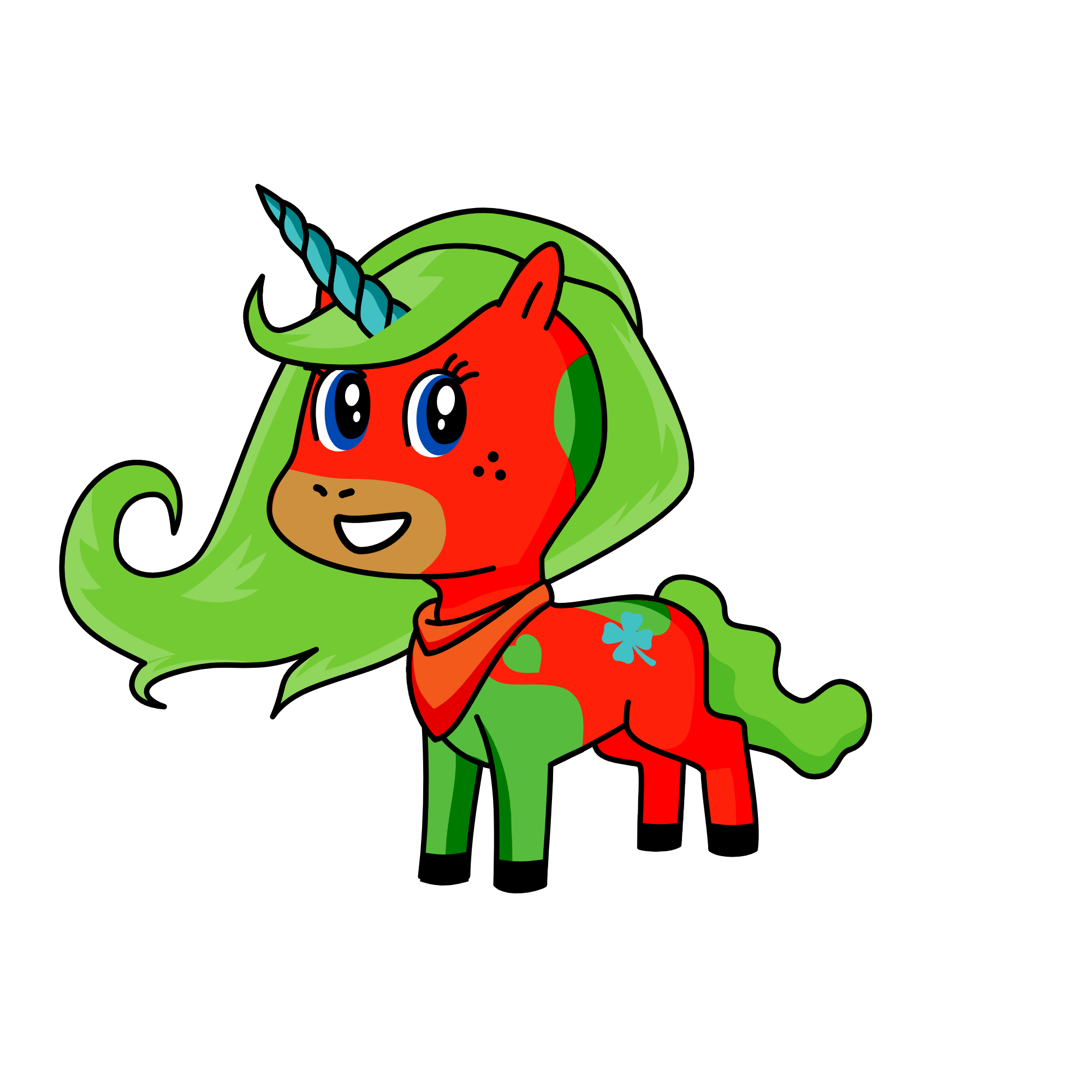 clover, the unicorn