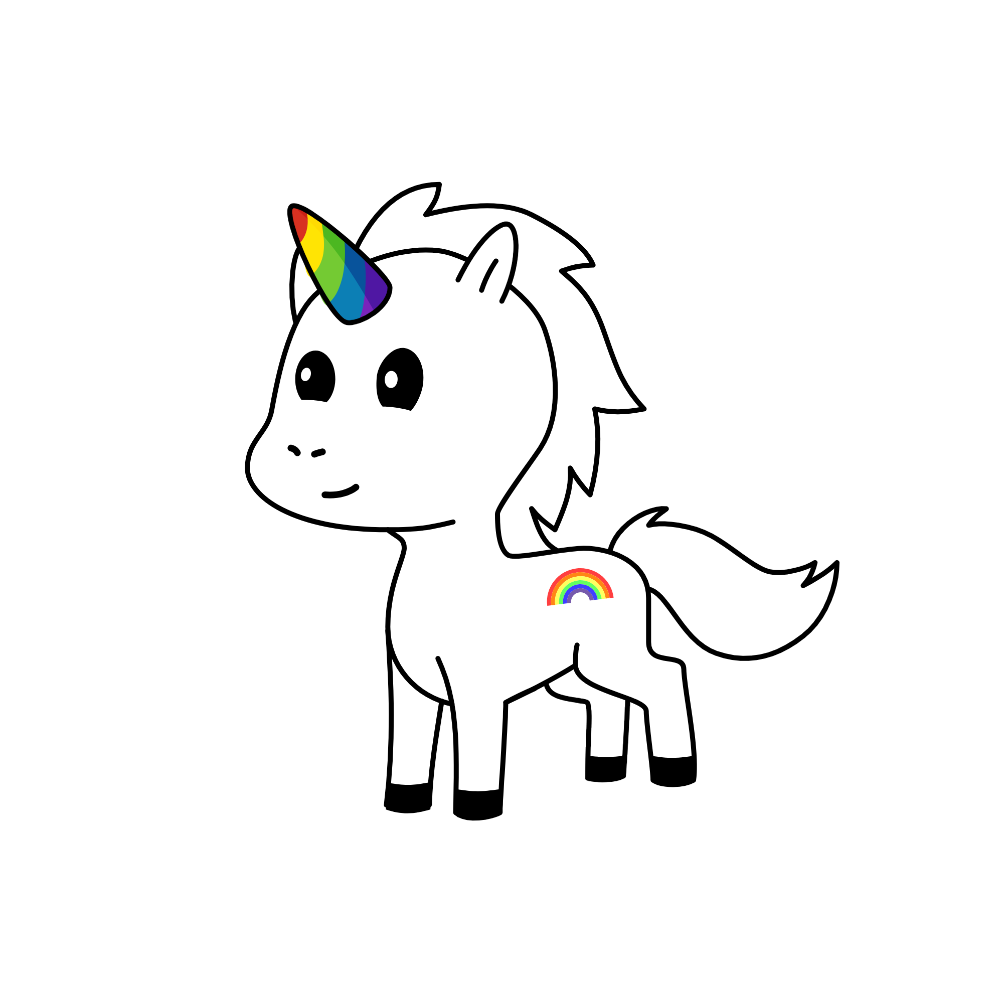 rainbow unicorn is best, the unicorn