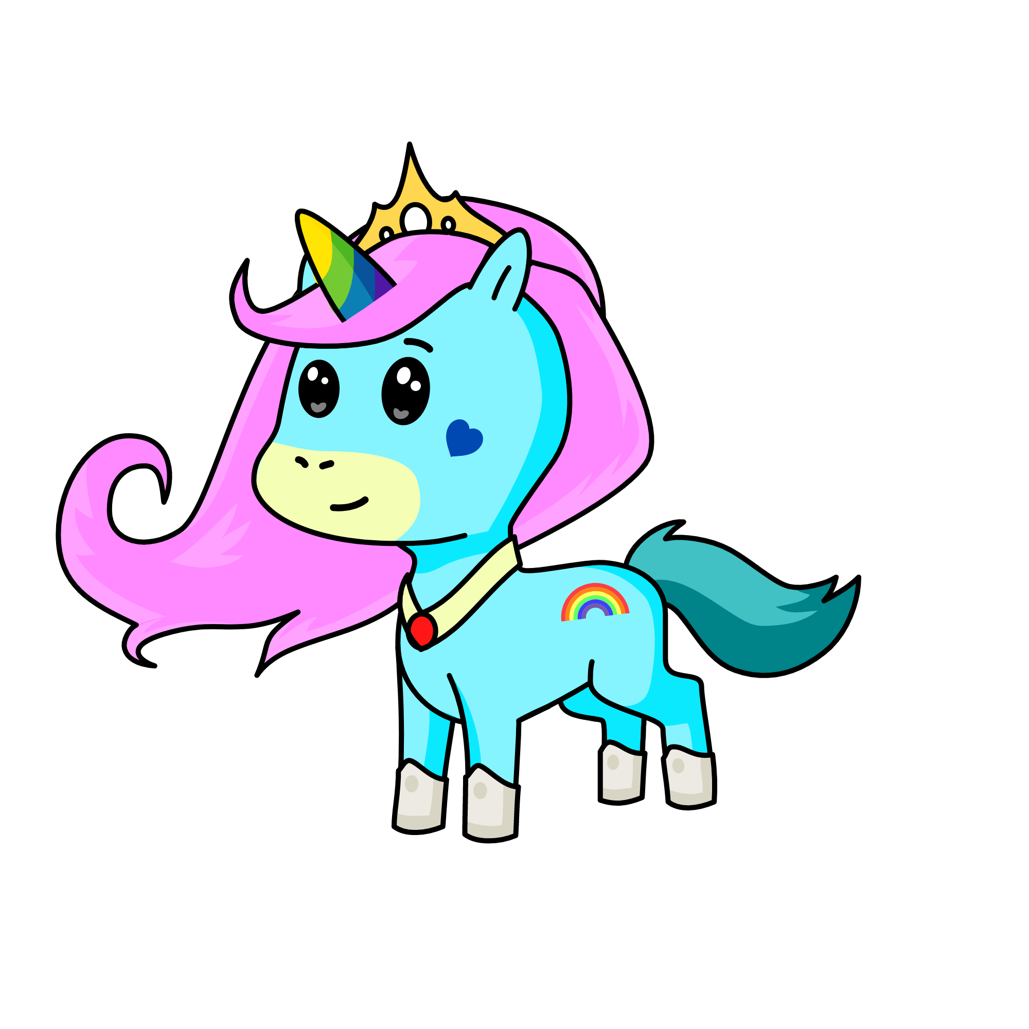 queen.cotton floof, the unicorn