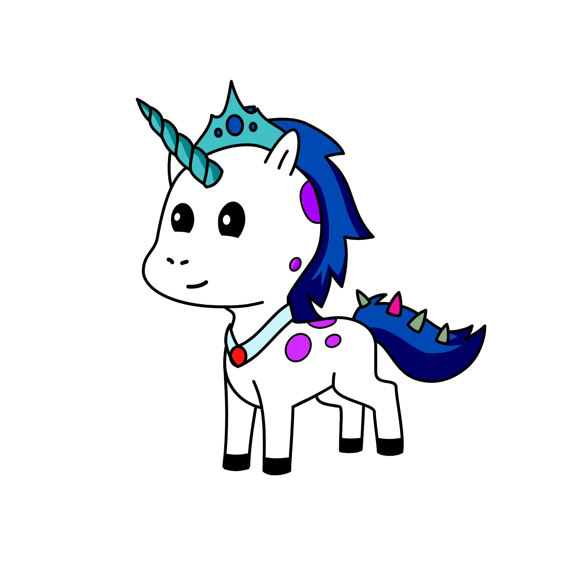 Midnight, the unicorn