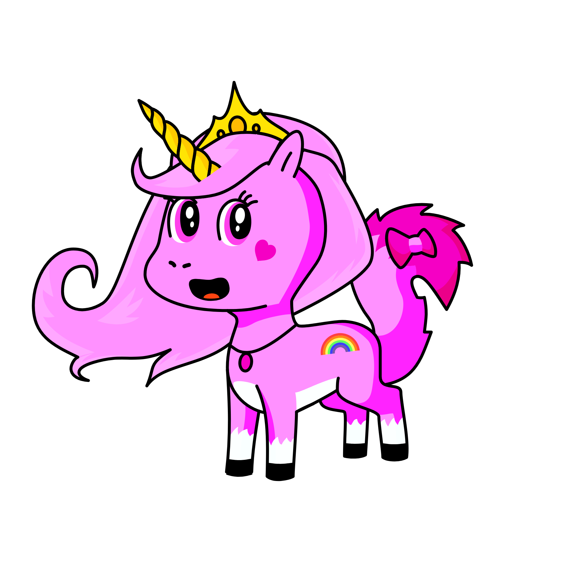 UniGlam, the unicorn