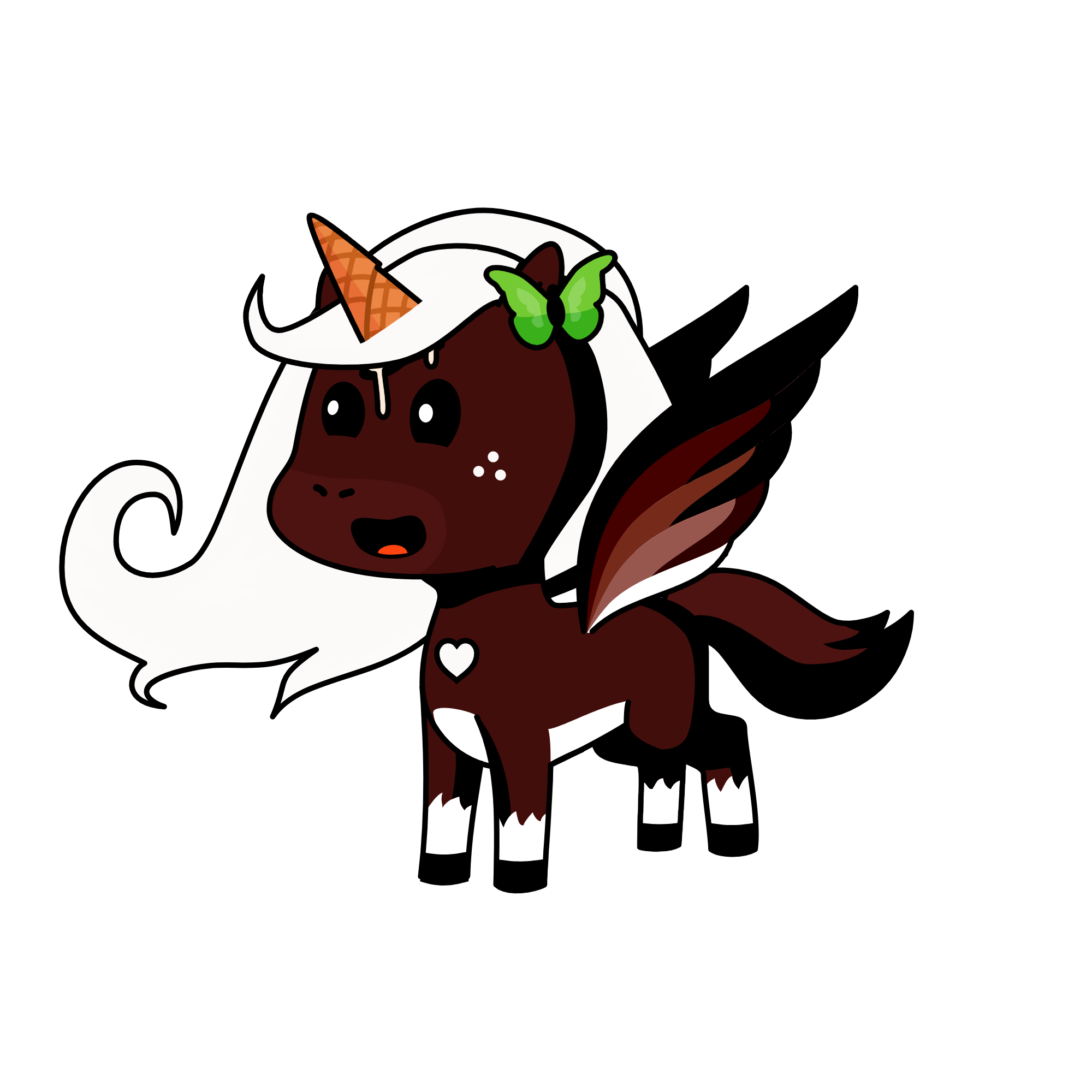Chococorn, the unicorn
