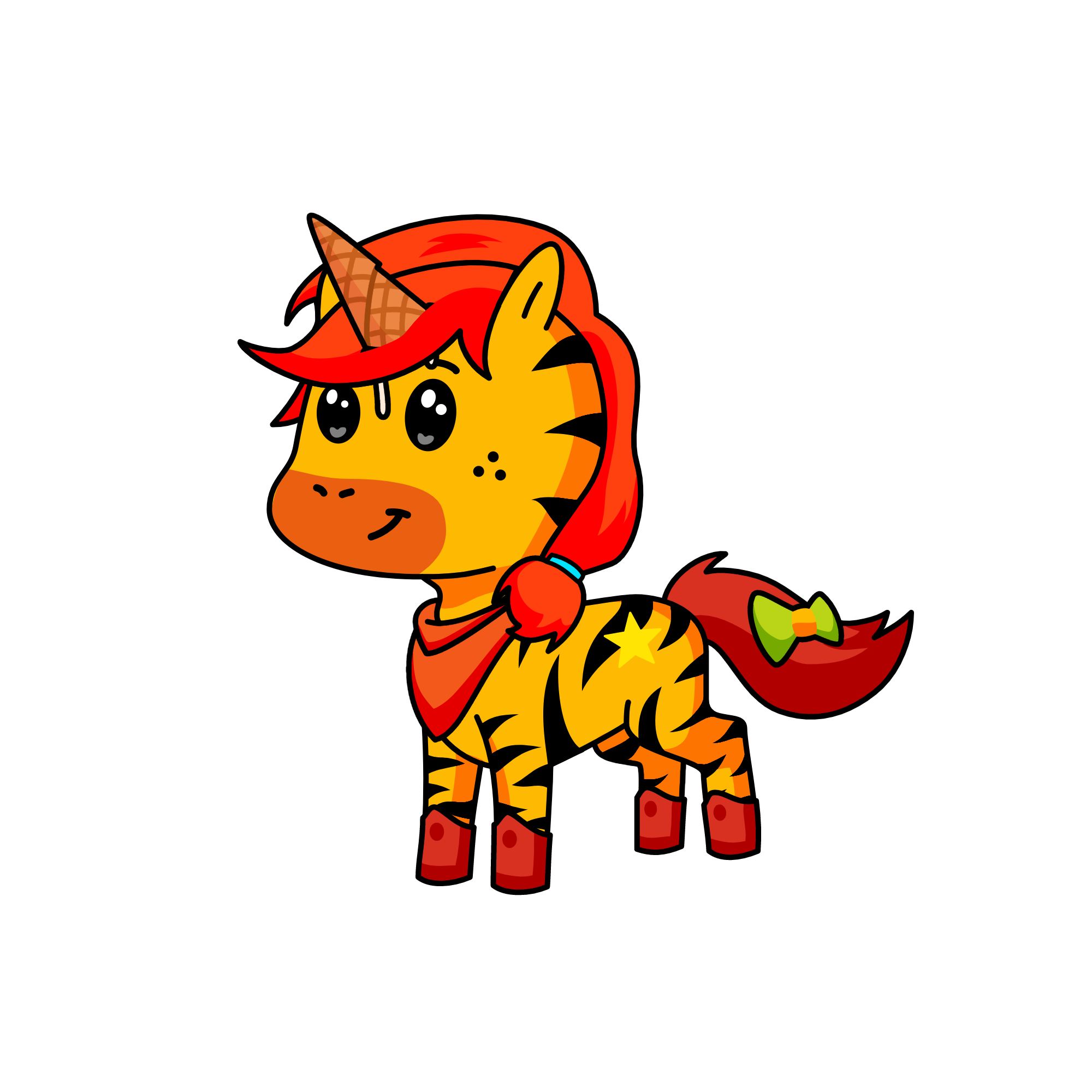 flame, the unicorn