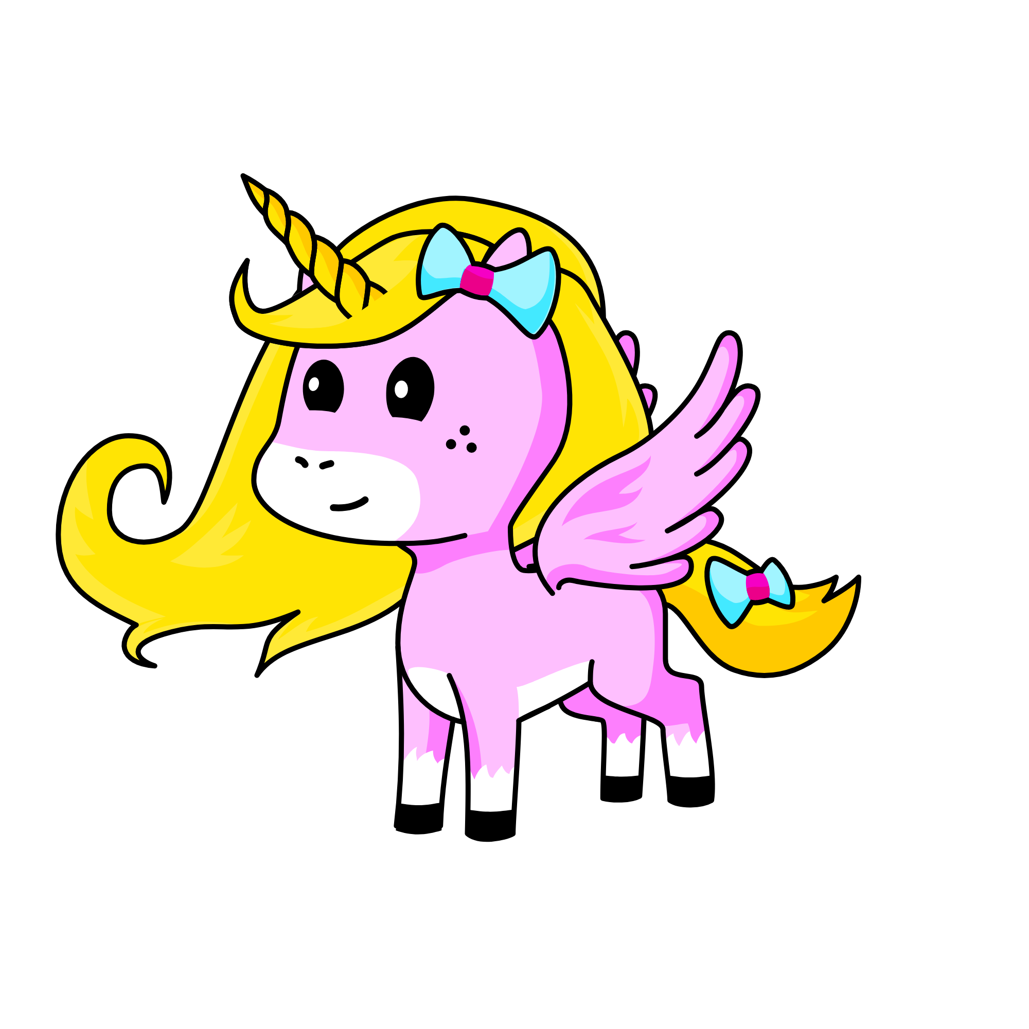 Light side, the unicorn