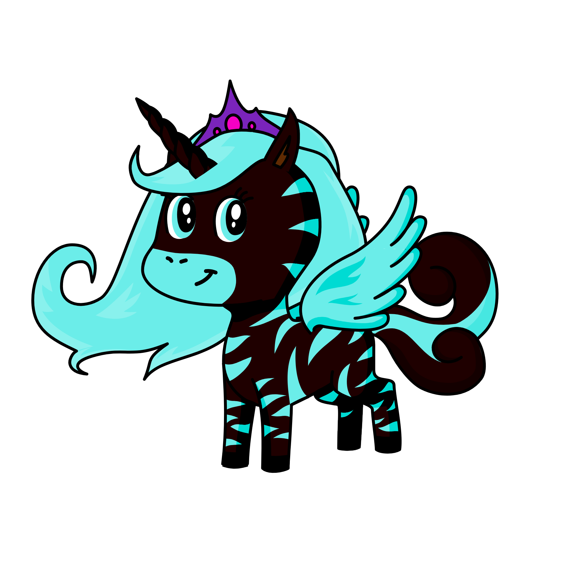 Mint, the unicorn