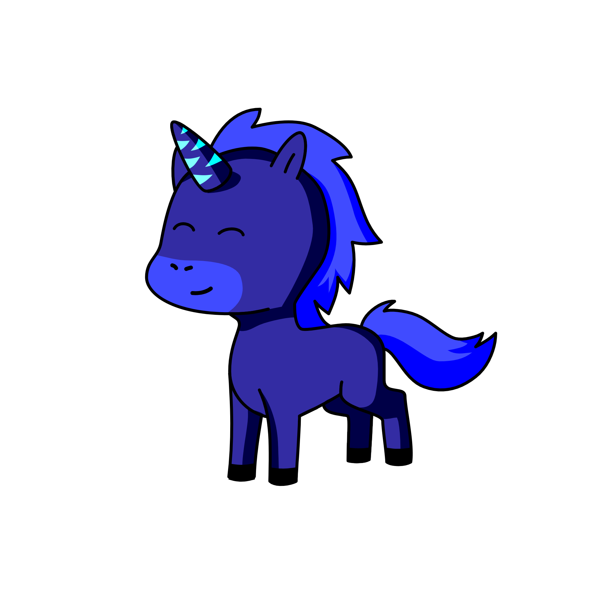 Midnight, the unicorn