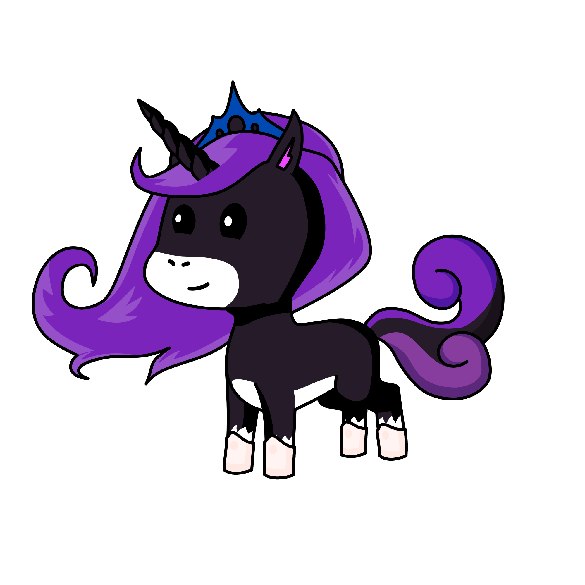 Midnight, the unicorn