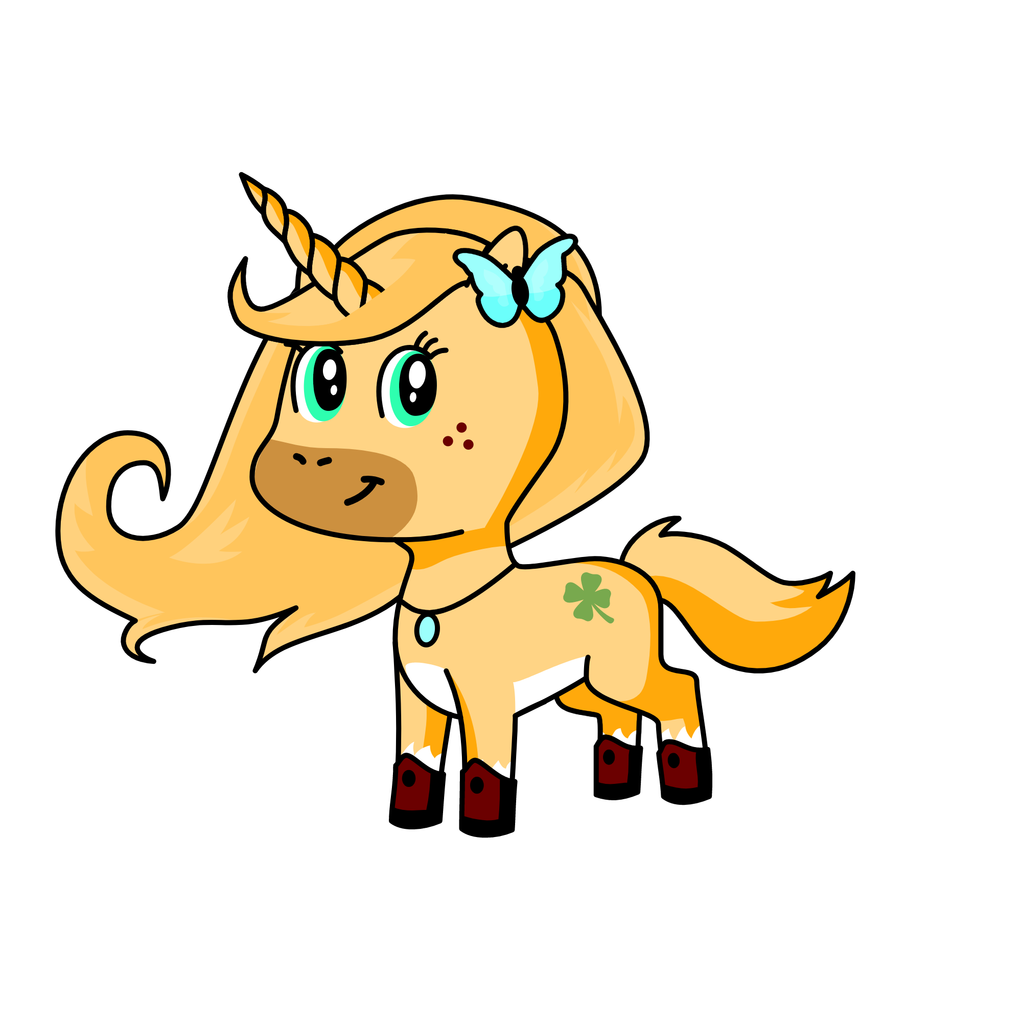 Peaches๐๐๐, the unicorn