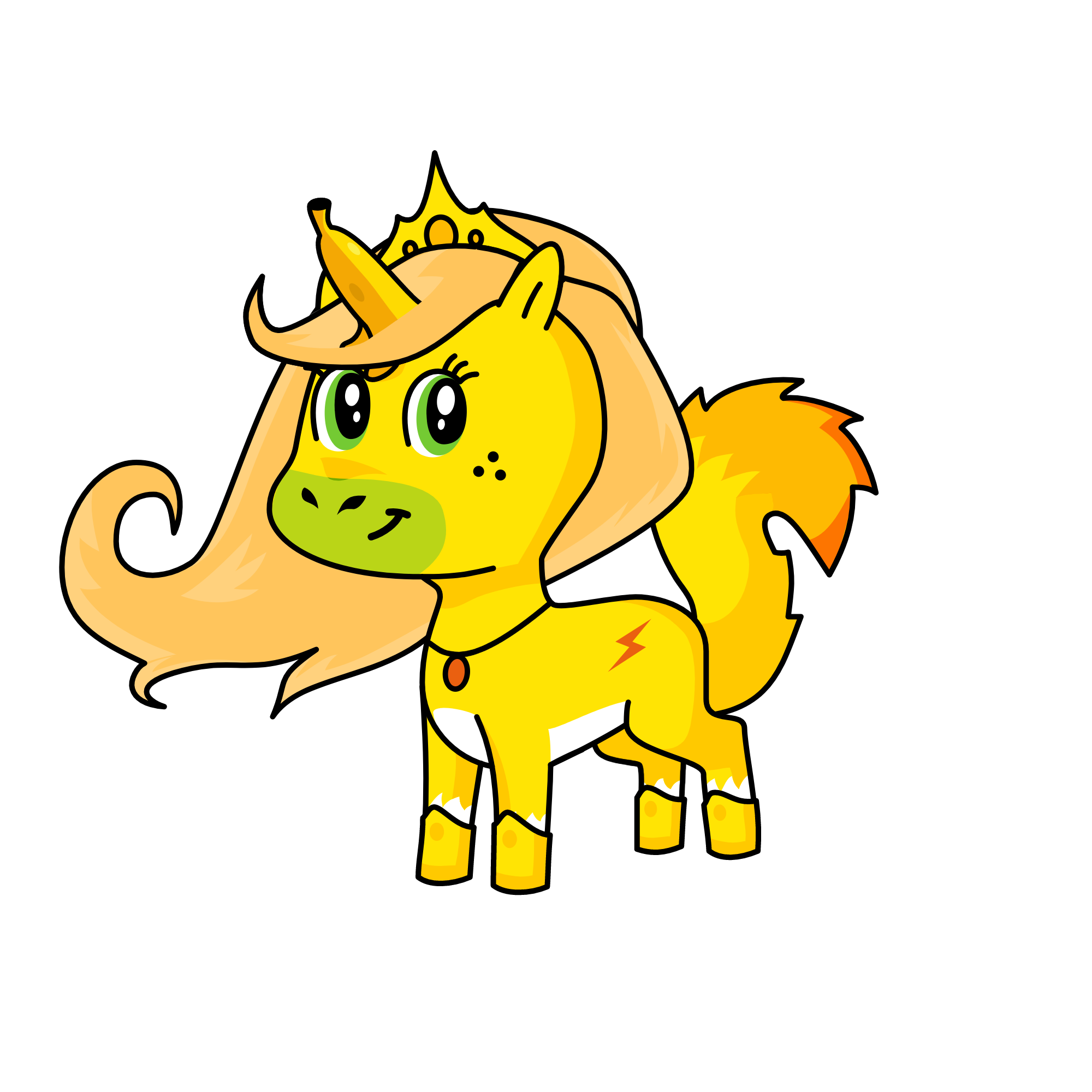 Princess Bannanas, the unicorn