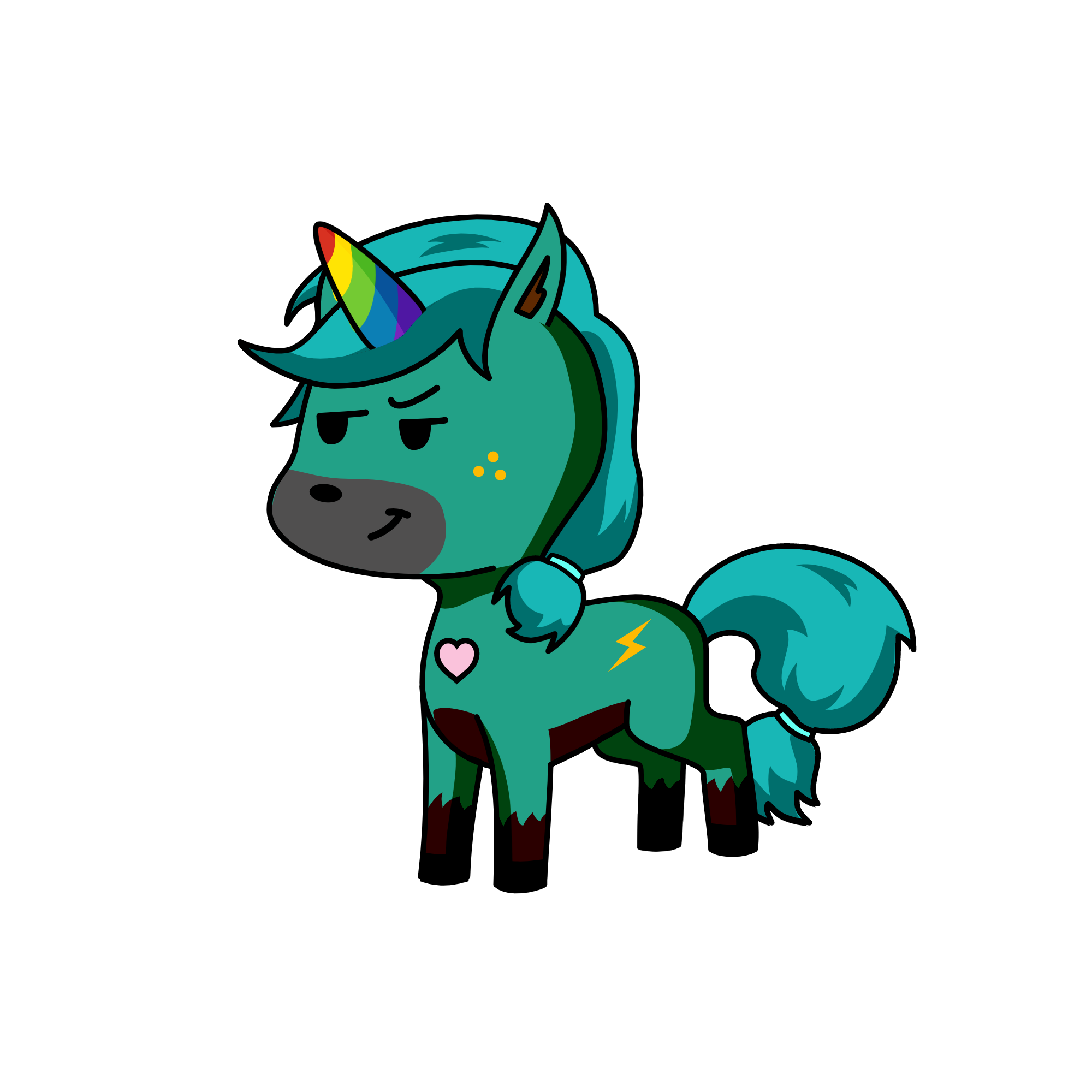 Cayn, the unicorn