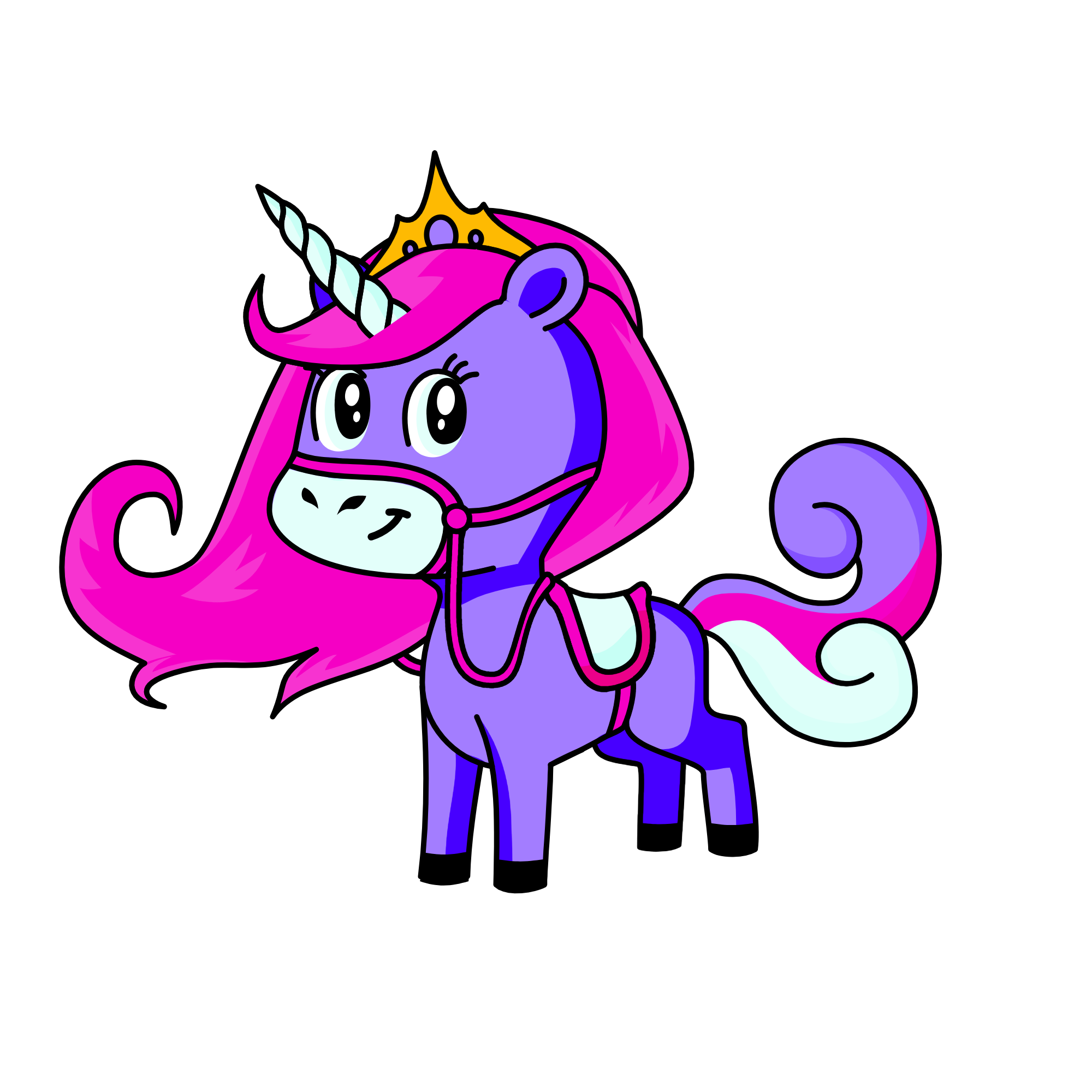 violet, the unicorn