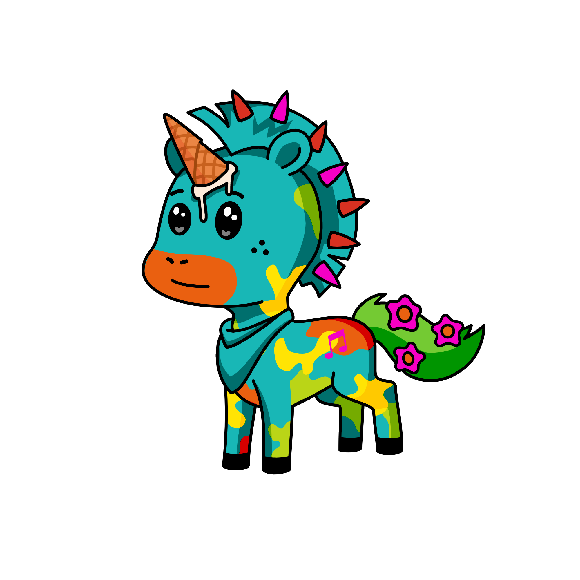 ice creem , the unicorn