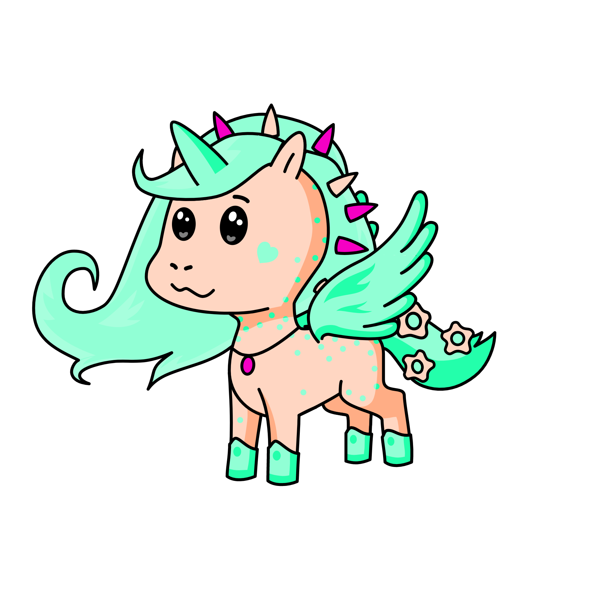 FoOd-CoLoR-cOrN??????, the unicorn