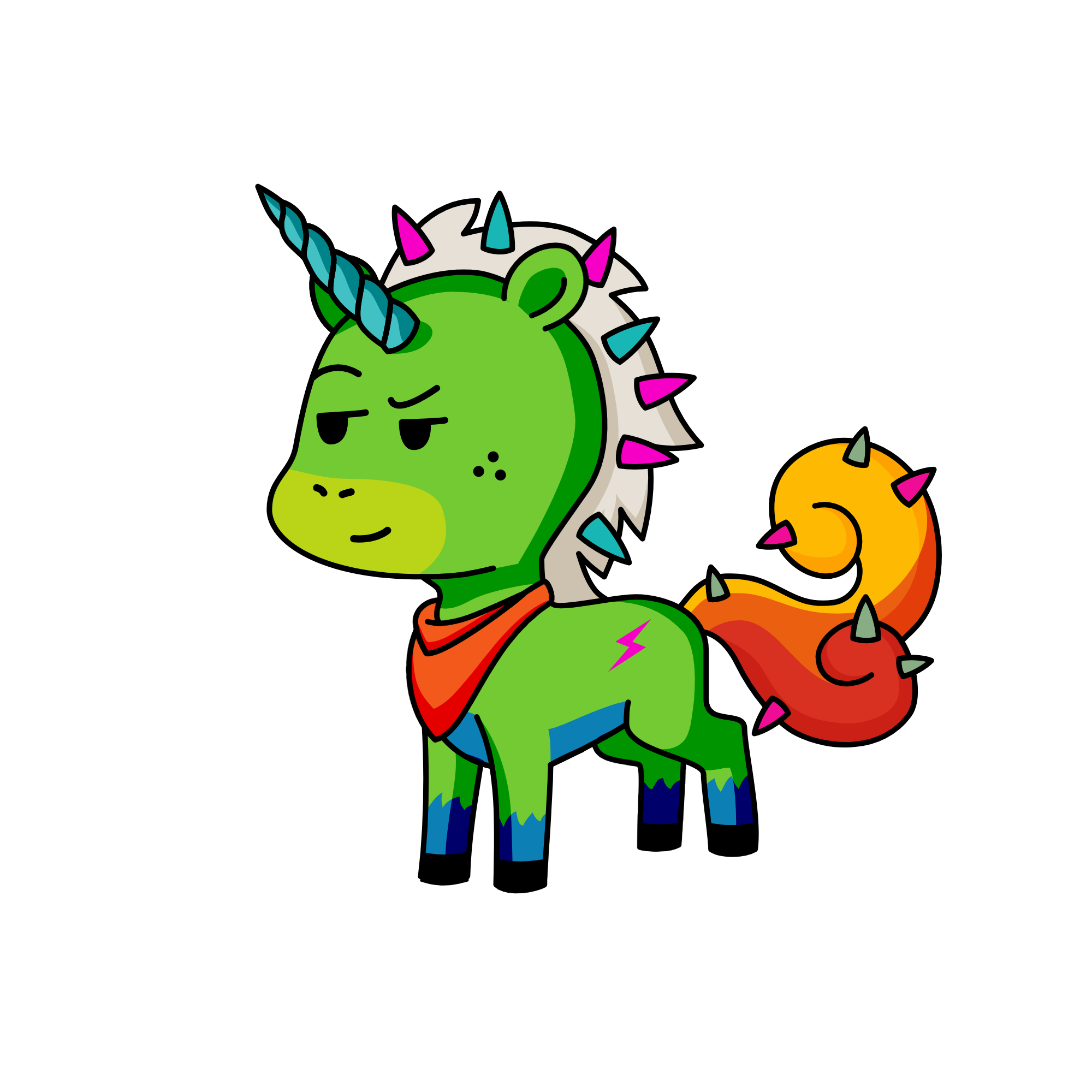napierdalator-lenin, the unicorn