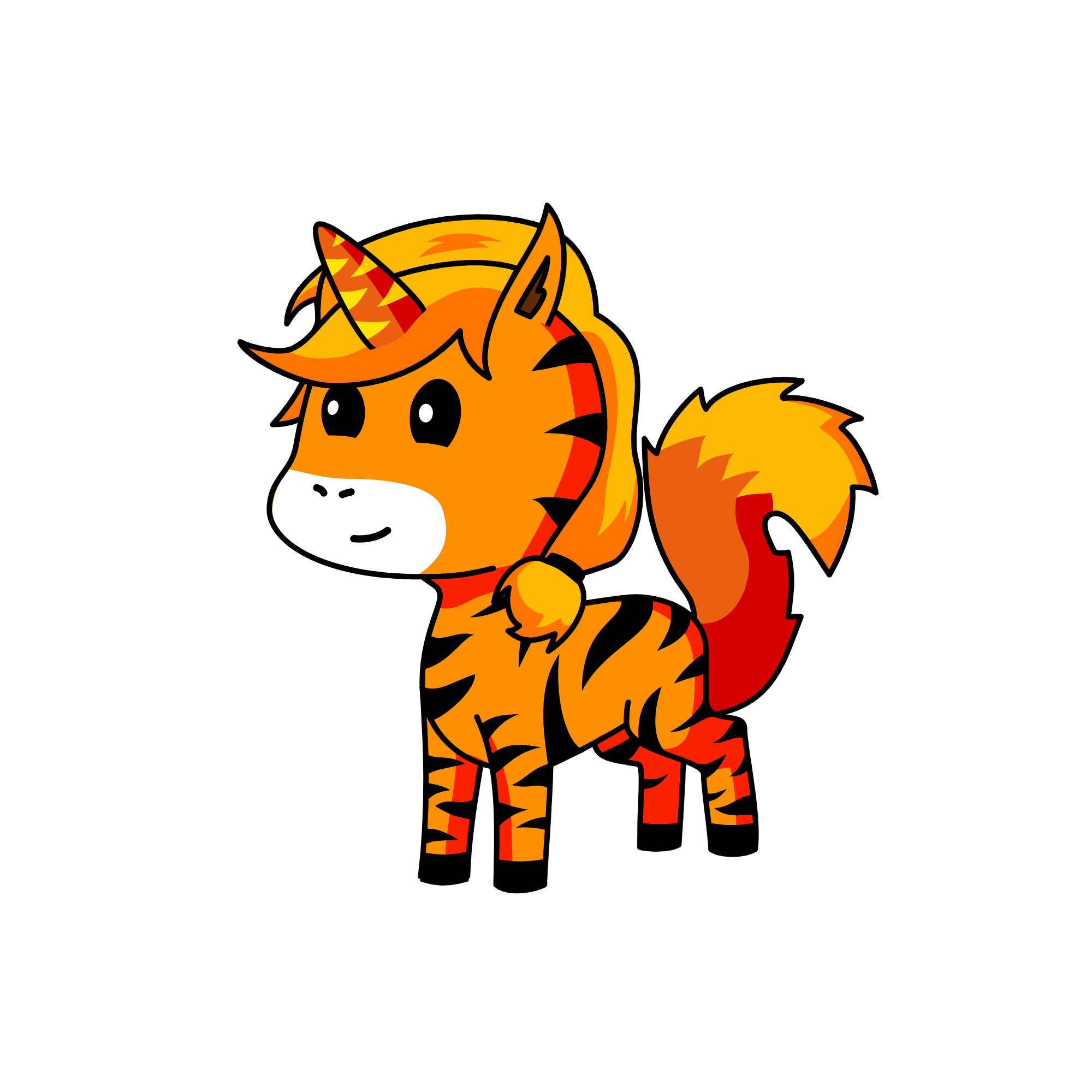 Foxie, the unicorn