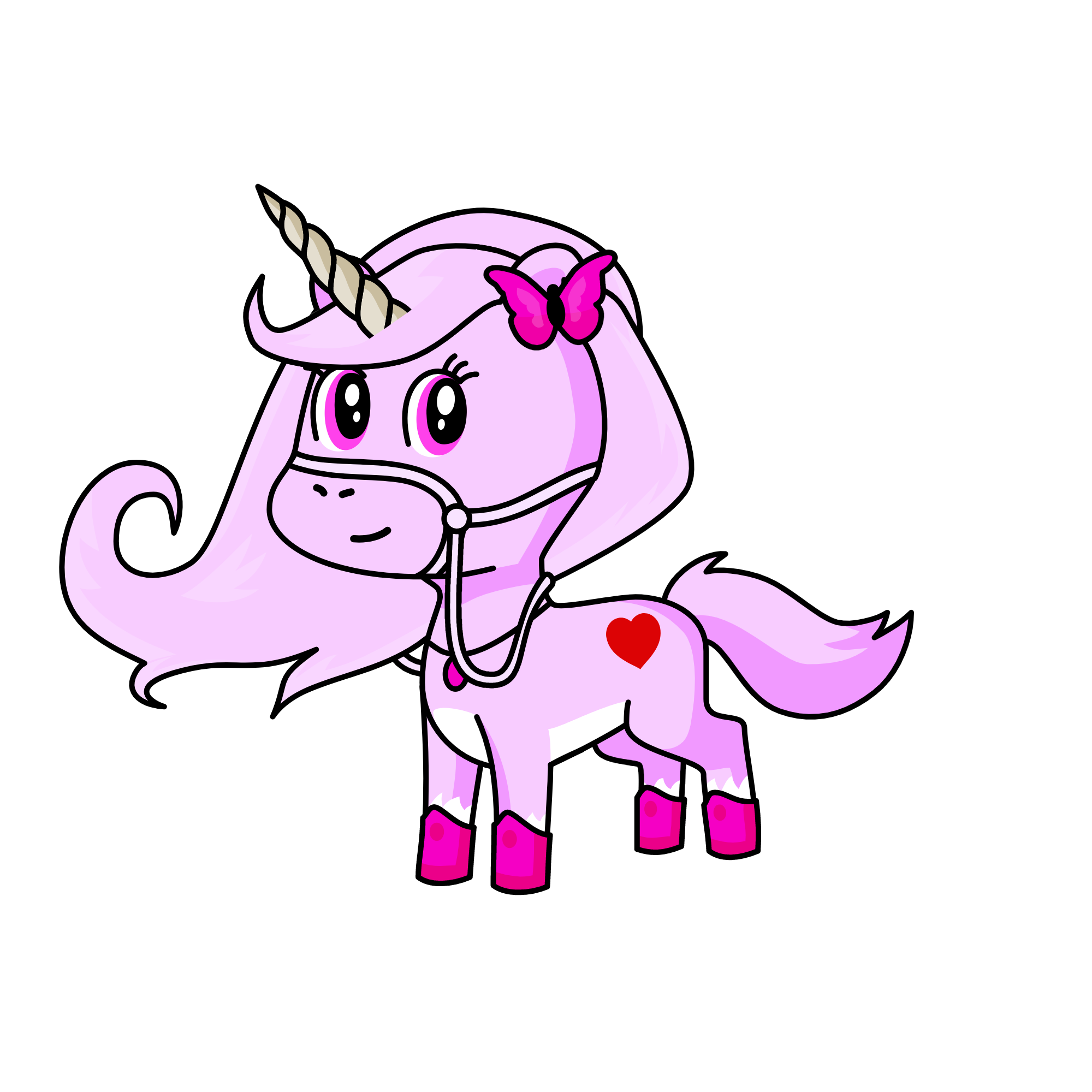 اللامعة, the unicorn