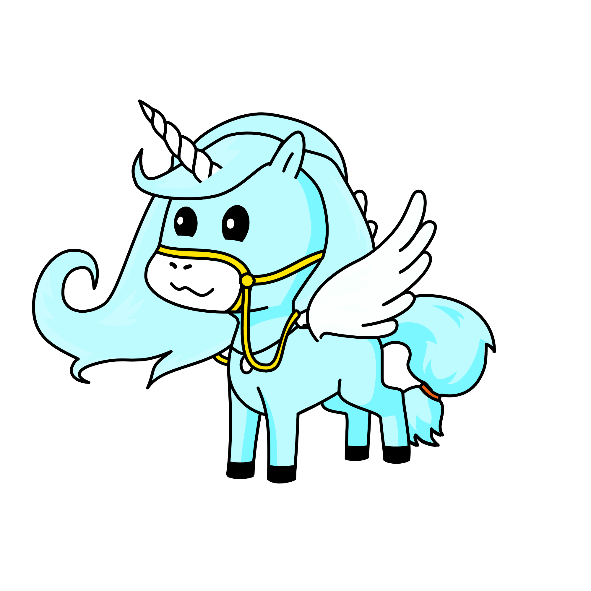 Angel the Air/Sky Unicorn, the unicorn