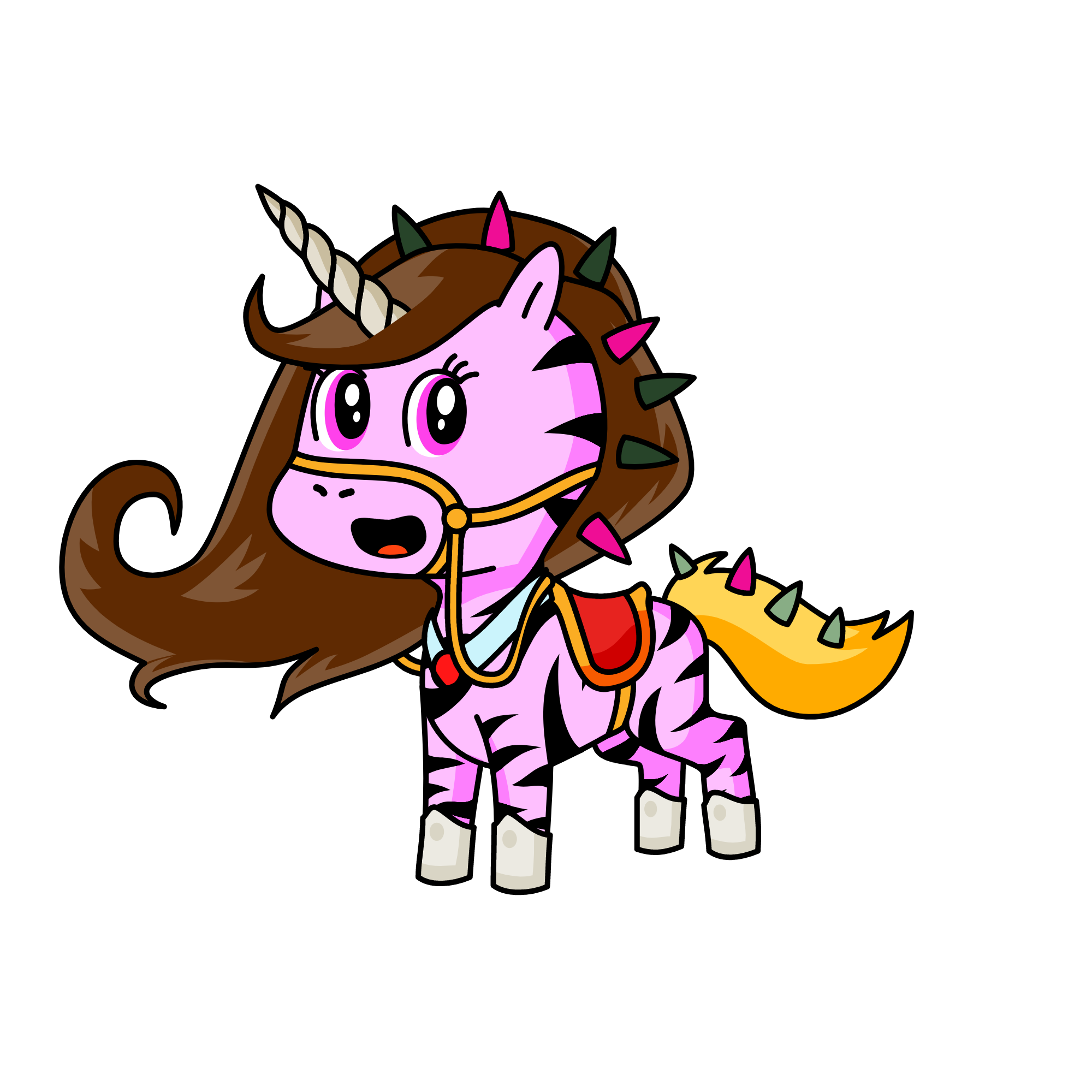 Random Bouttons, the unicorn