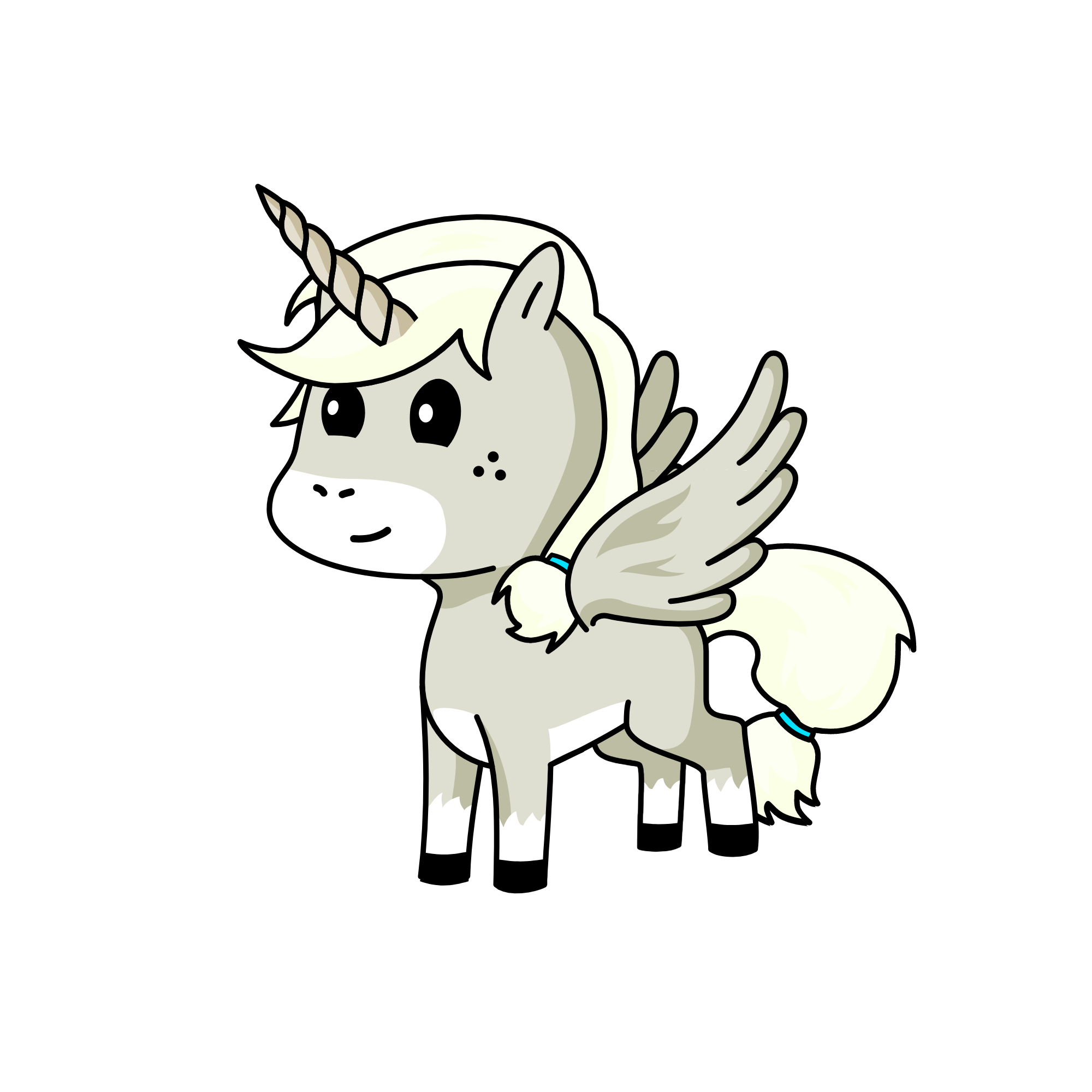 Selena the Moon Unicorn, the unicorn