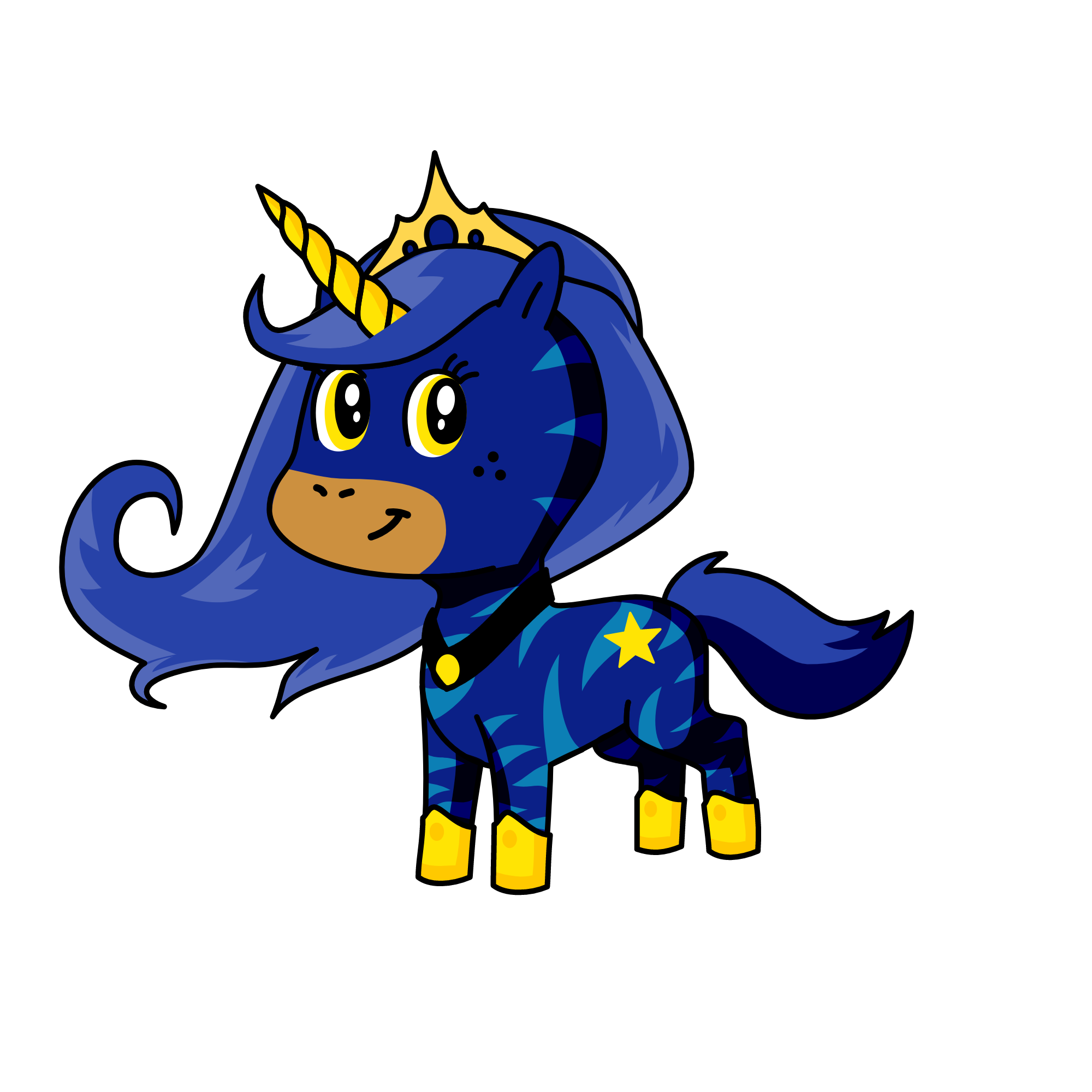 Queen Star, the unicorn