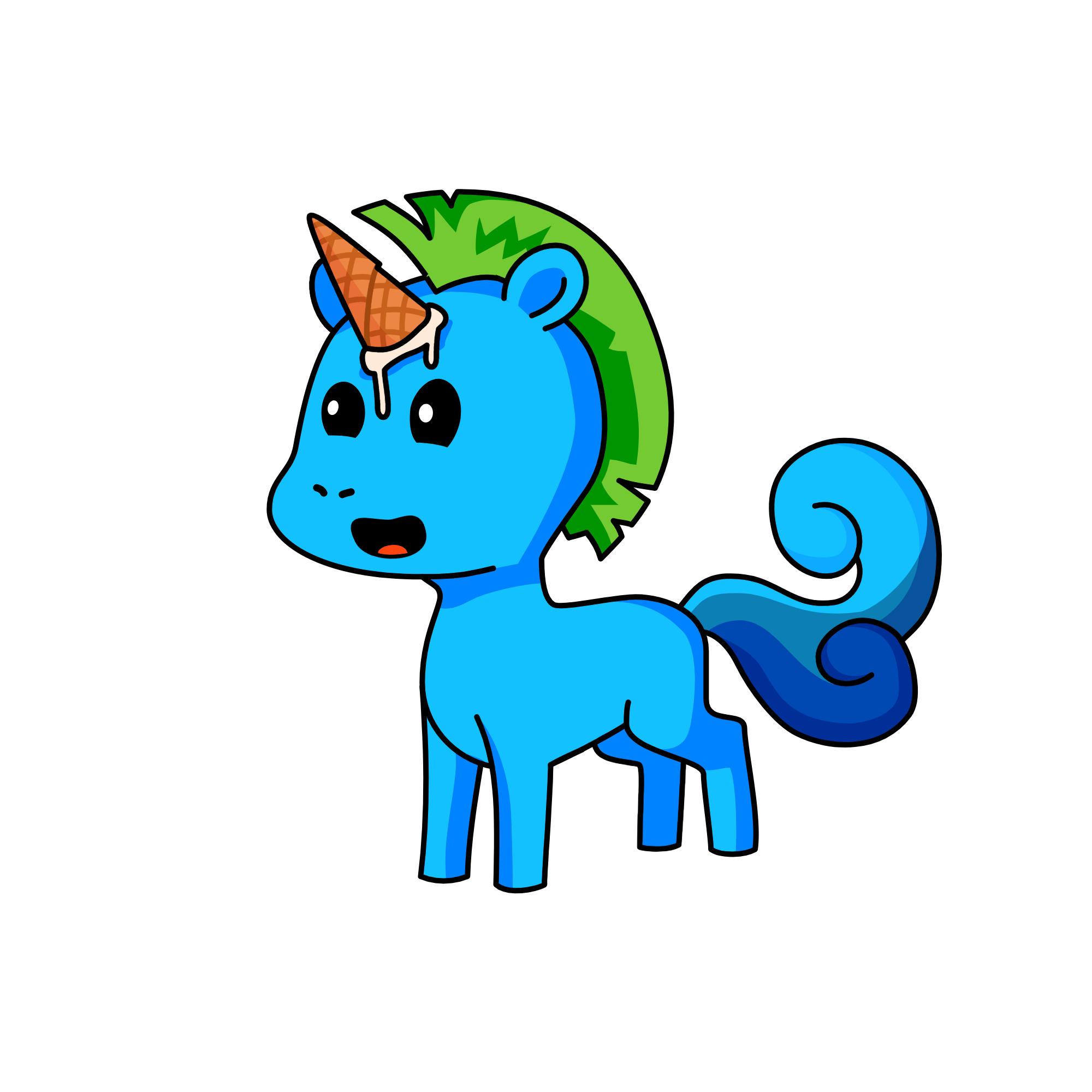 goo goo Ga Ga, the unicorn