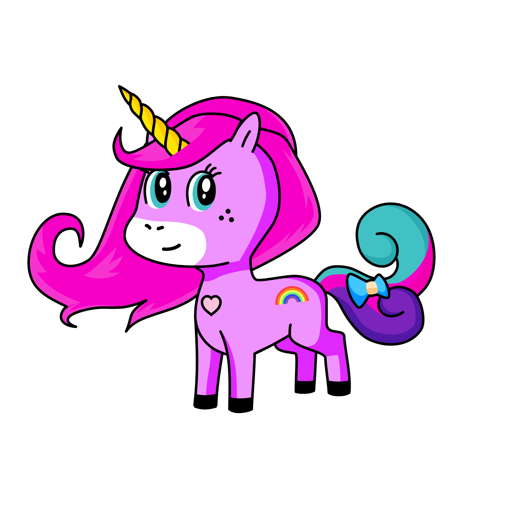 pinky, the unicorn