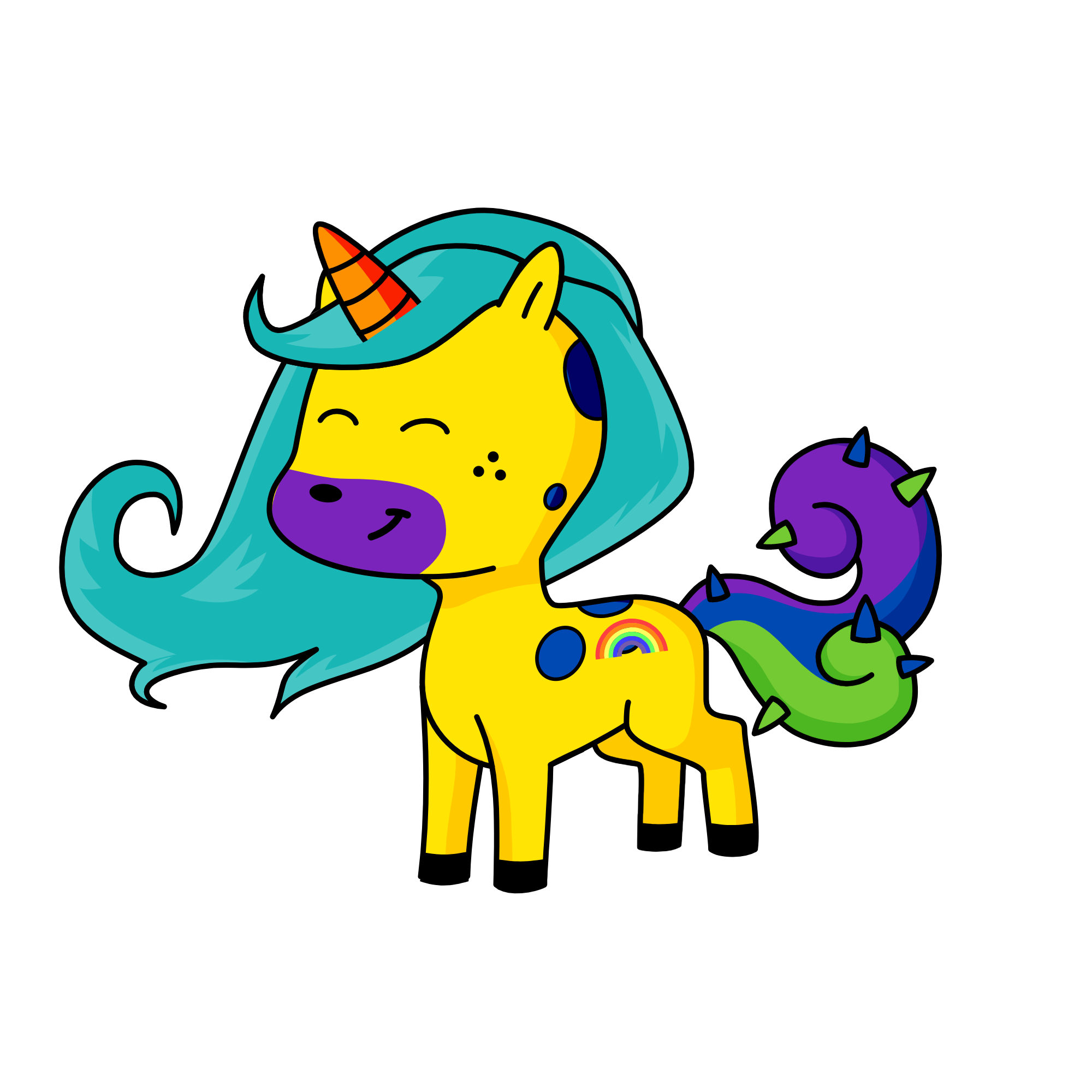 rainbow, the unicorn