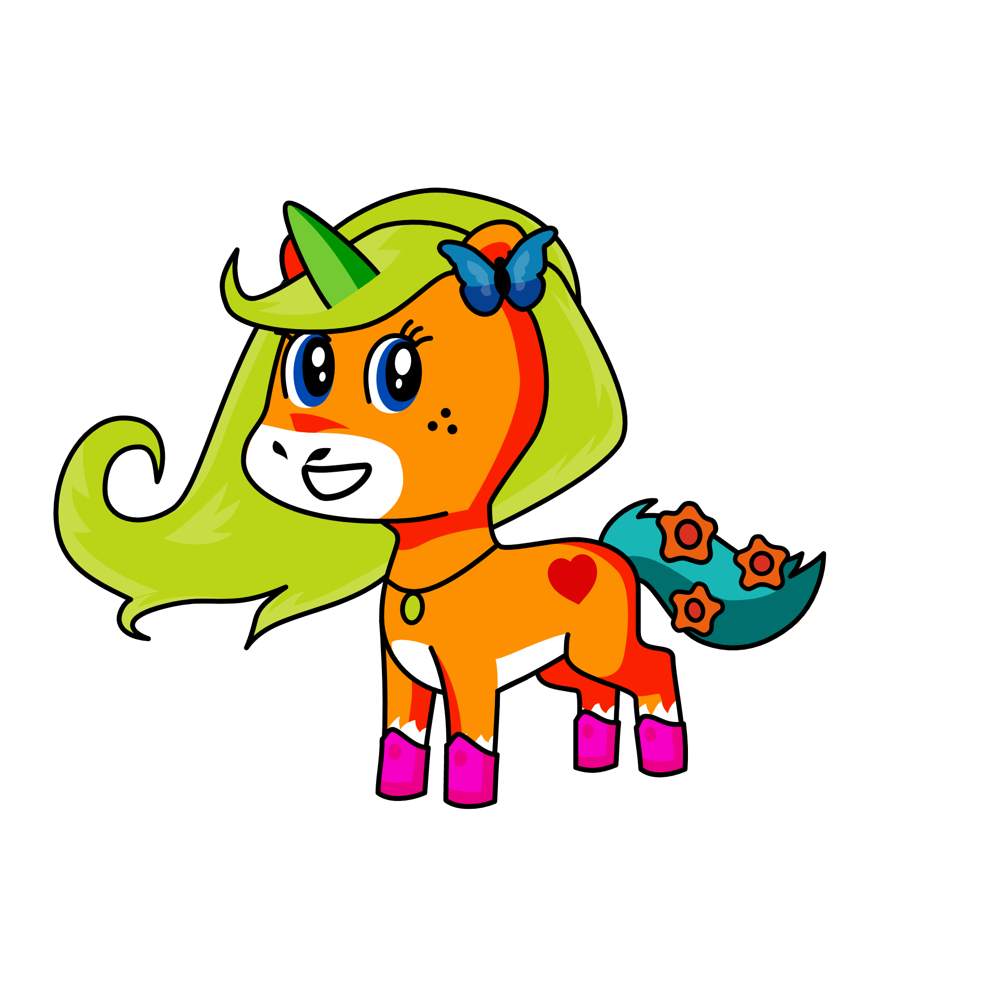 Poppy, the unicorn