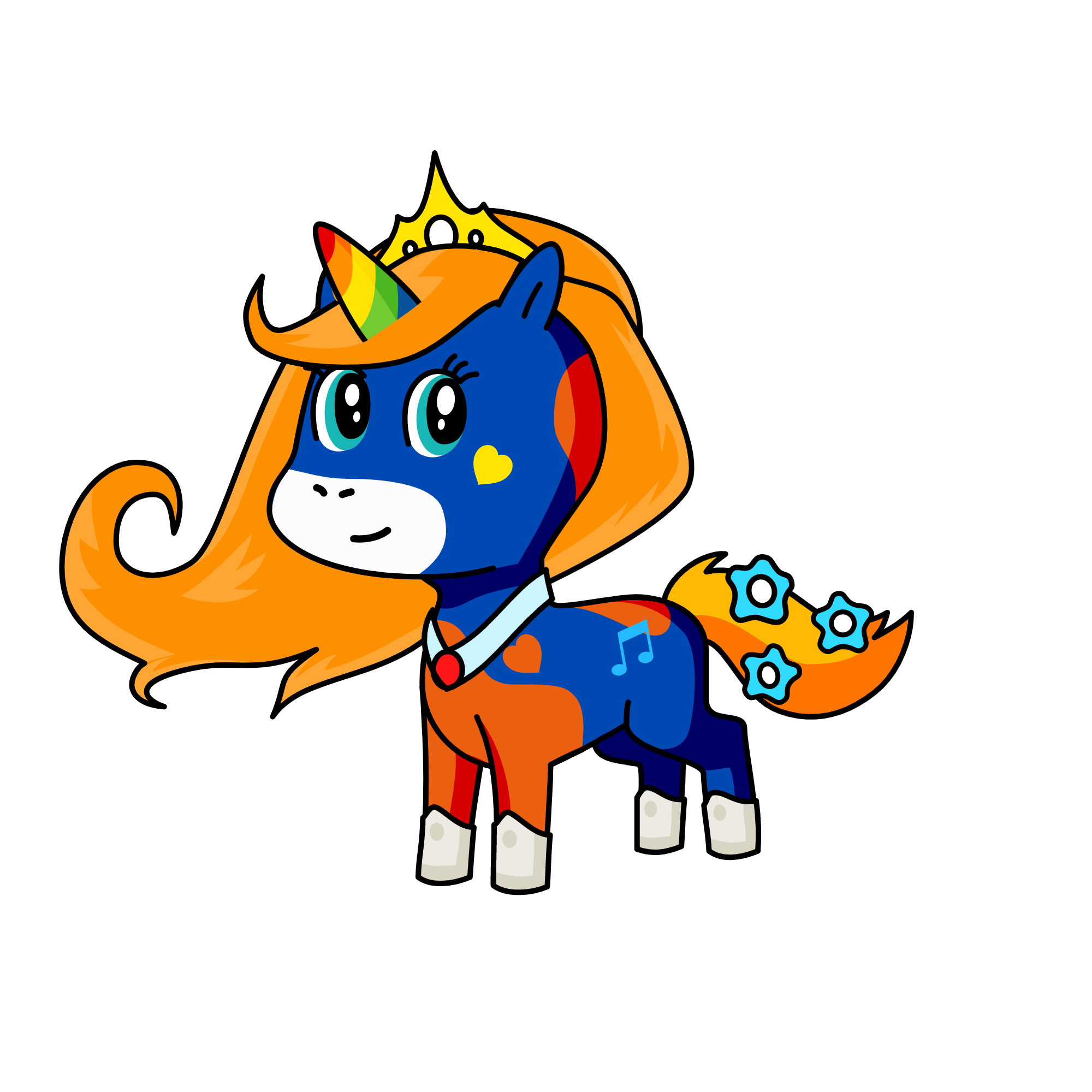 baby unicorn, the unicorn