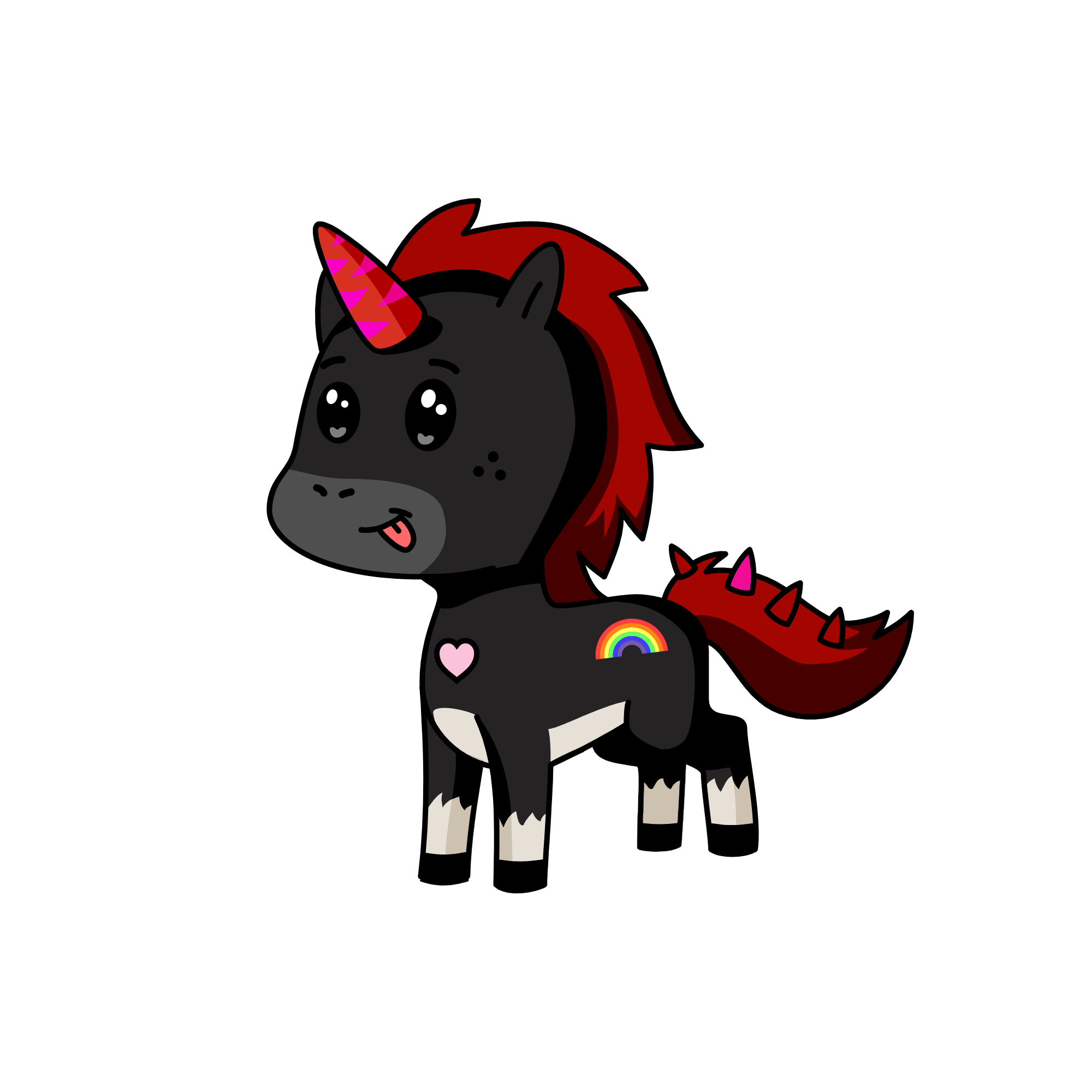 Lava, the unicorn