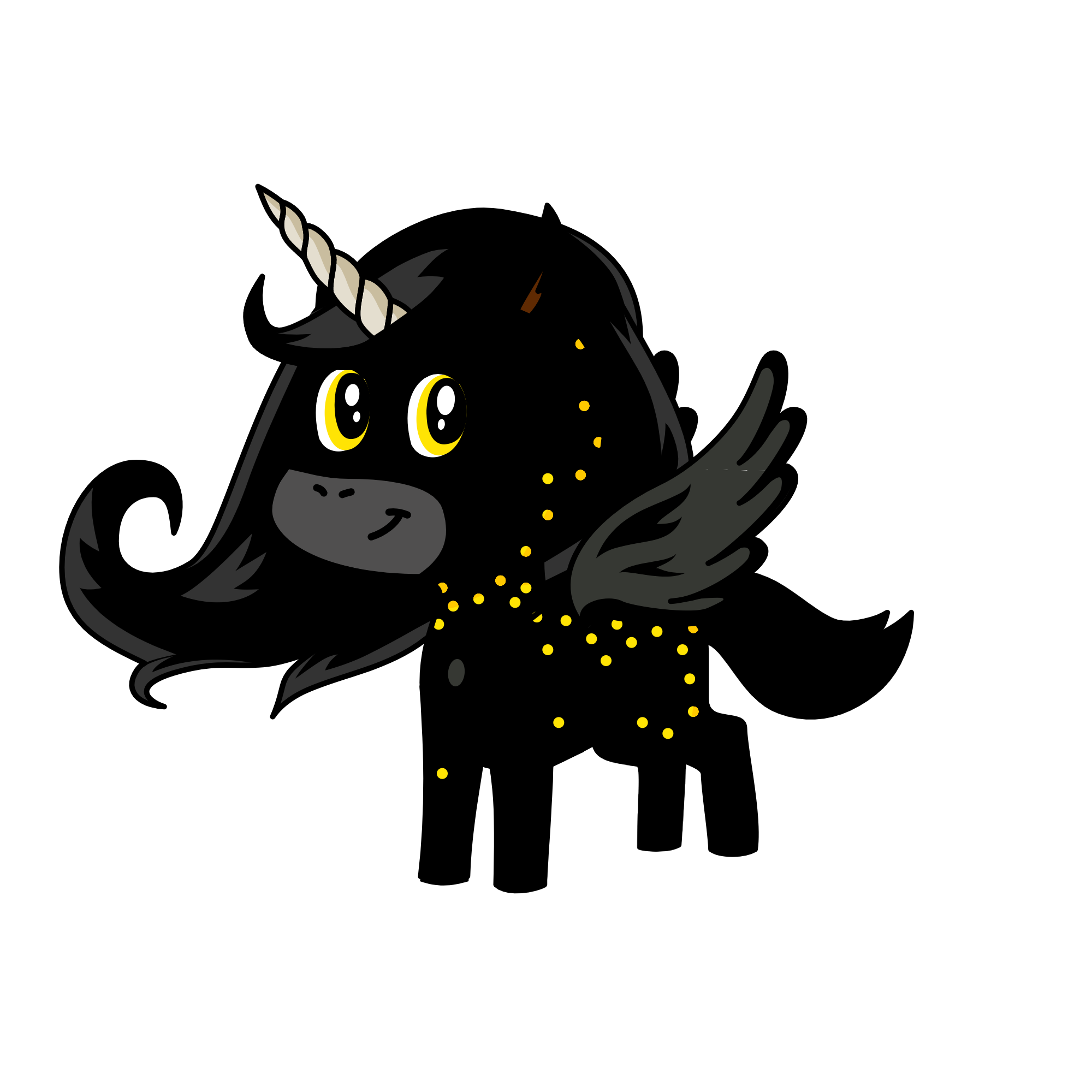 Nyx The Night Unicorn, the unicorn