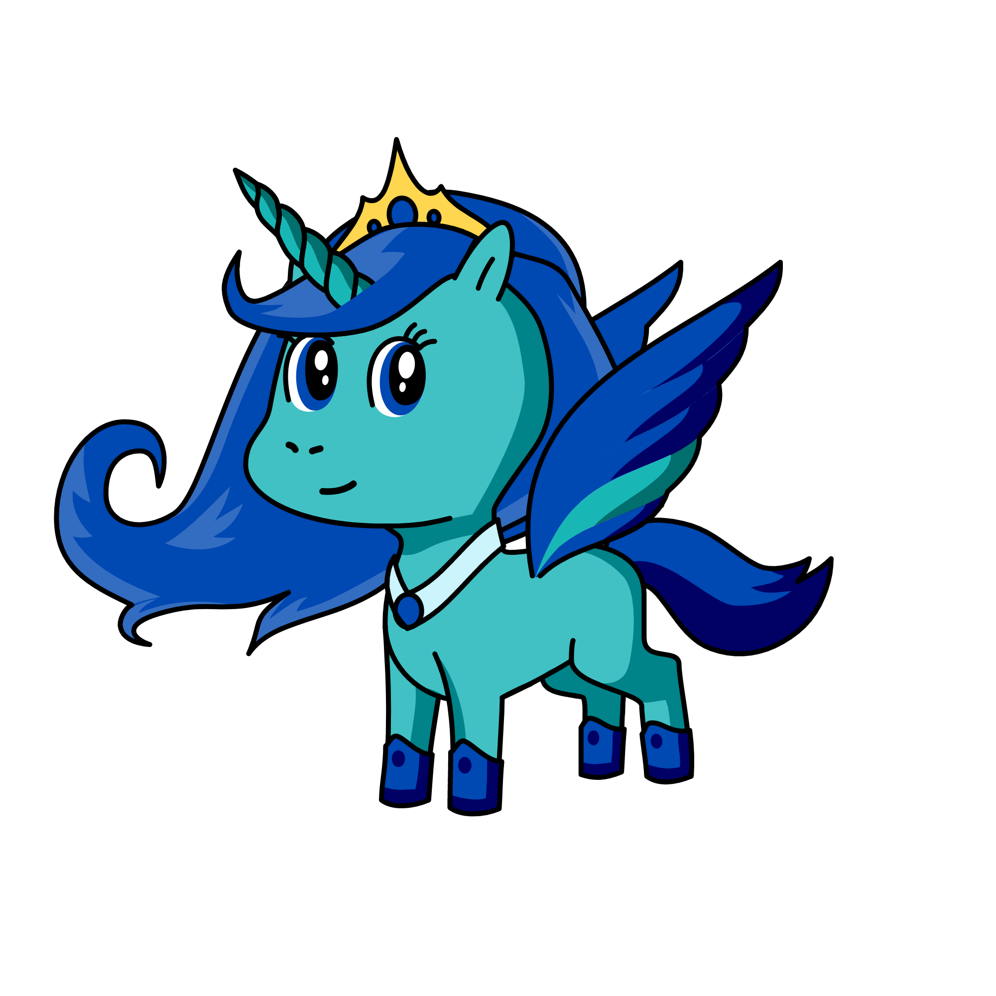 princess icy, the unicorn