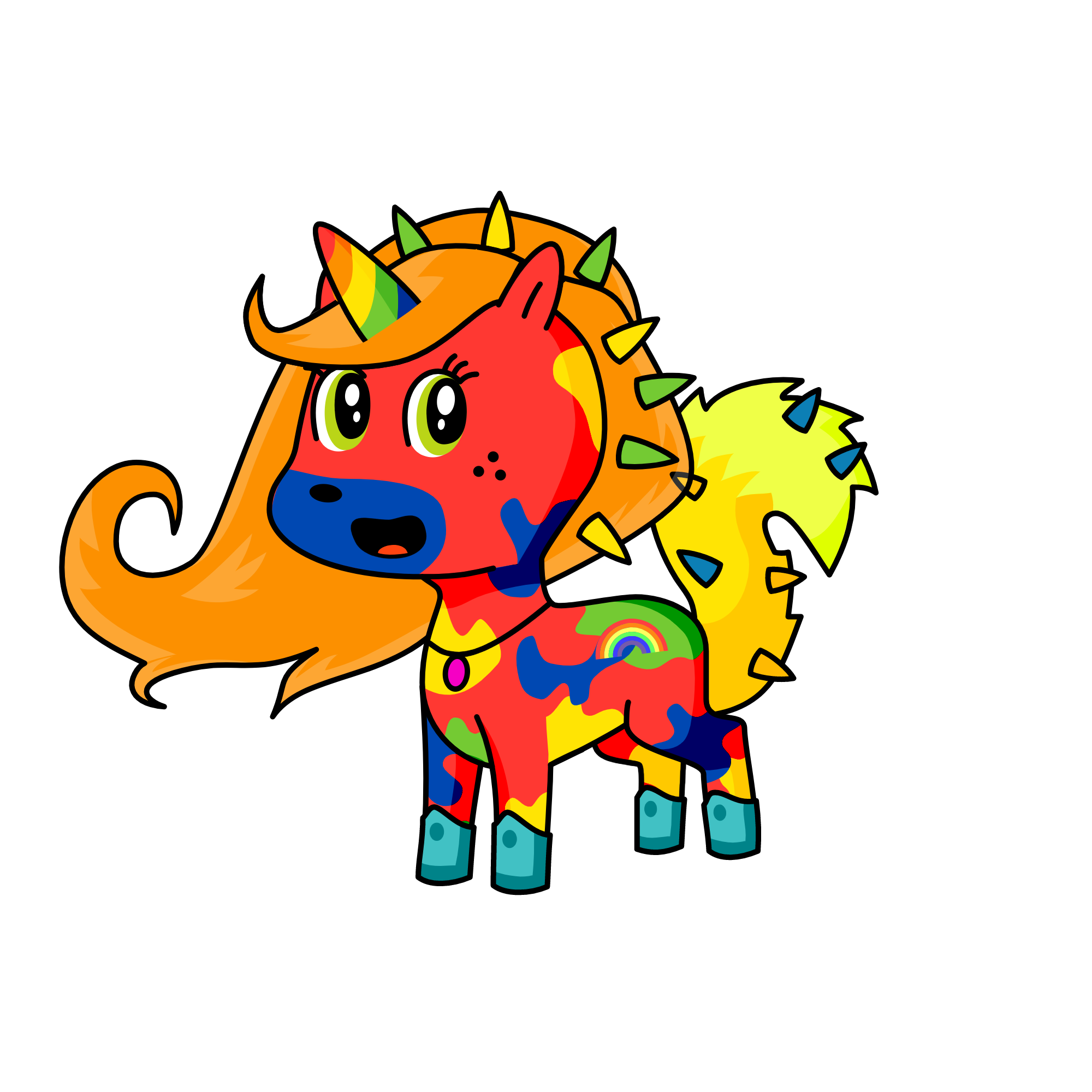 Rolla, the unicorn