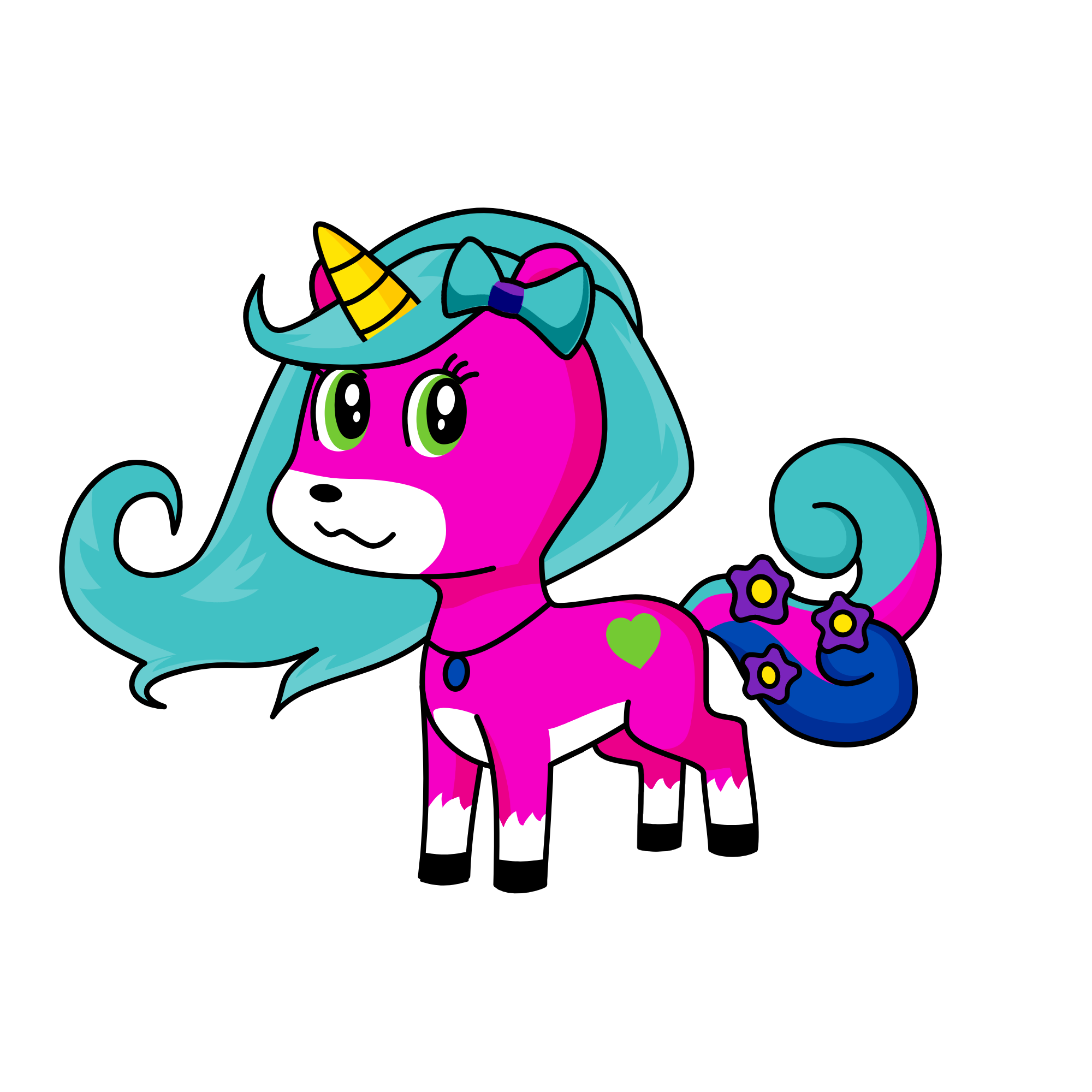 Floof Puff, the unicorn