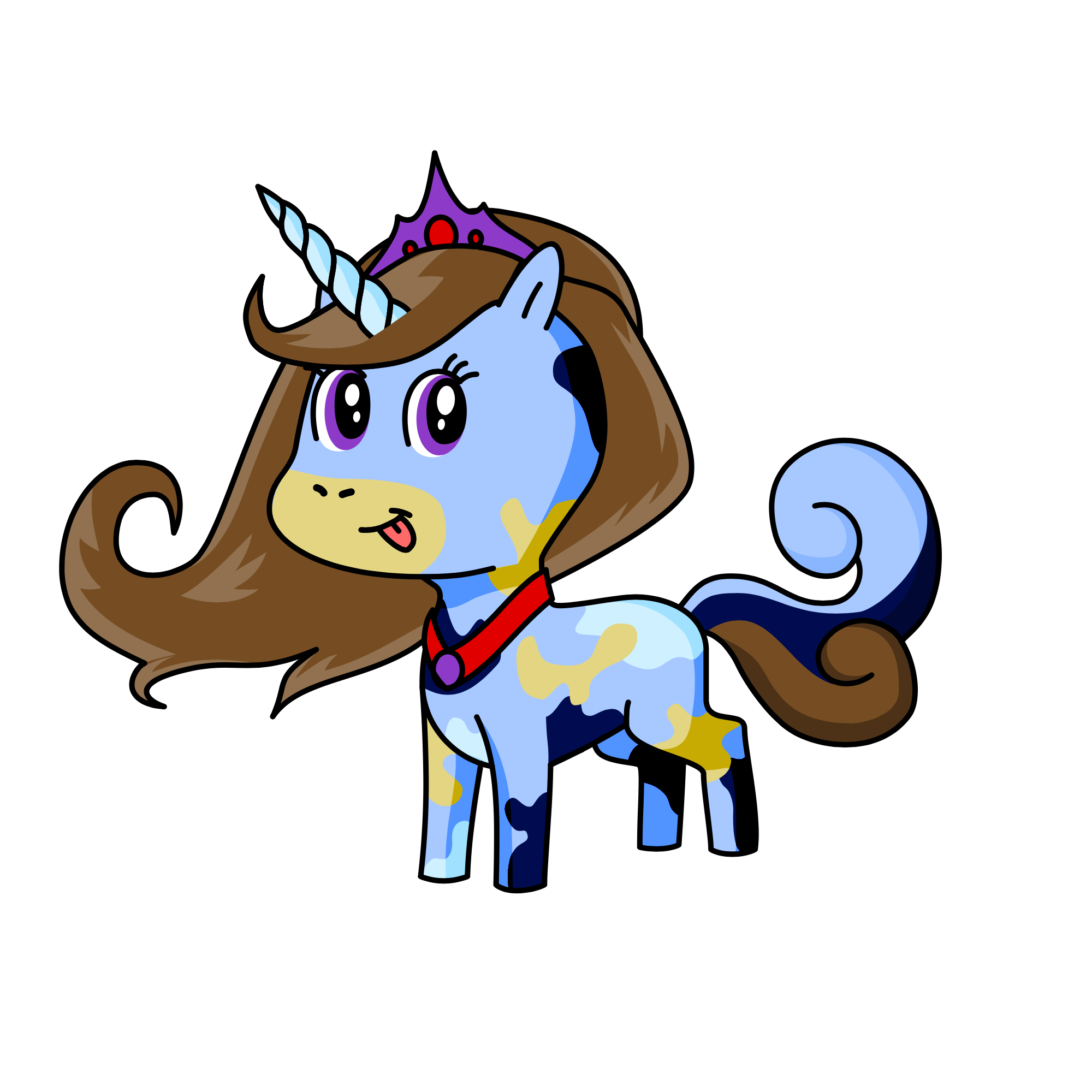Barb Emerald, the unicorn