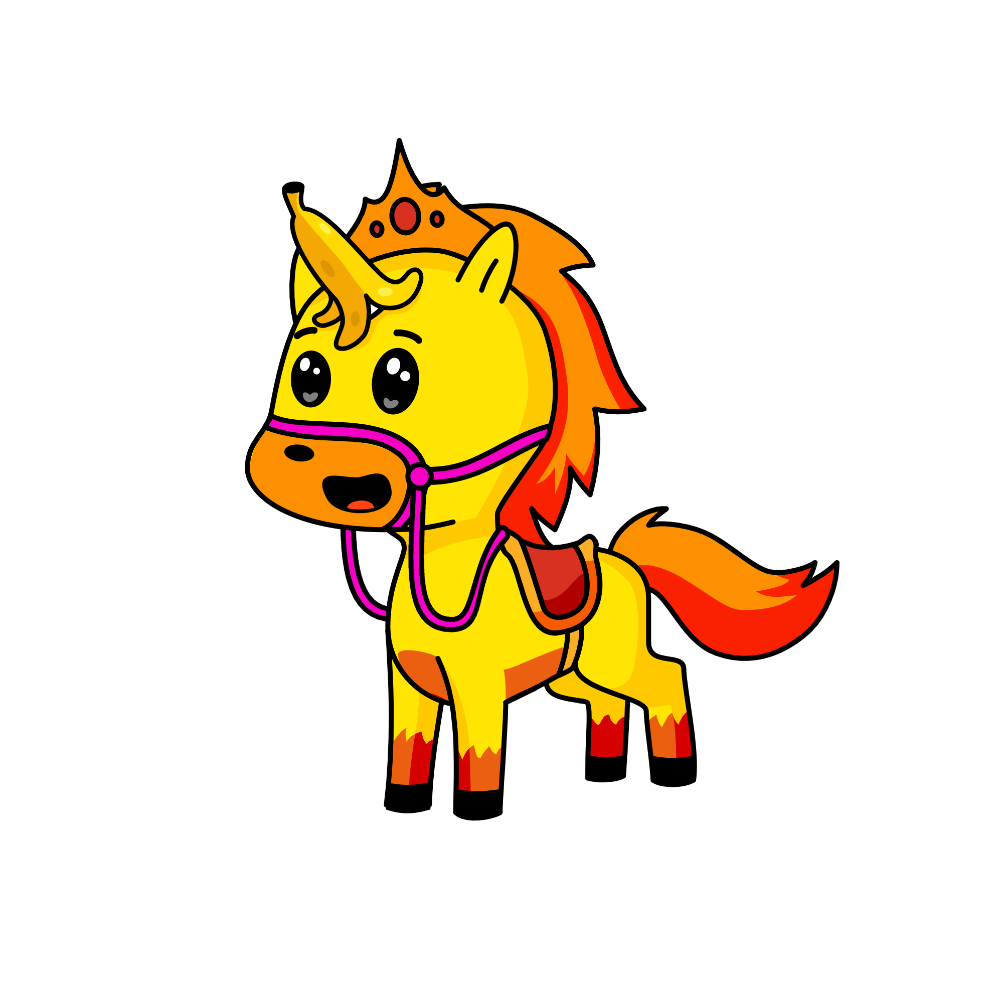 King of the Desert, the unicorn