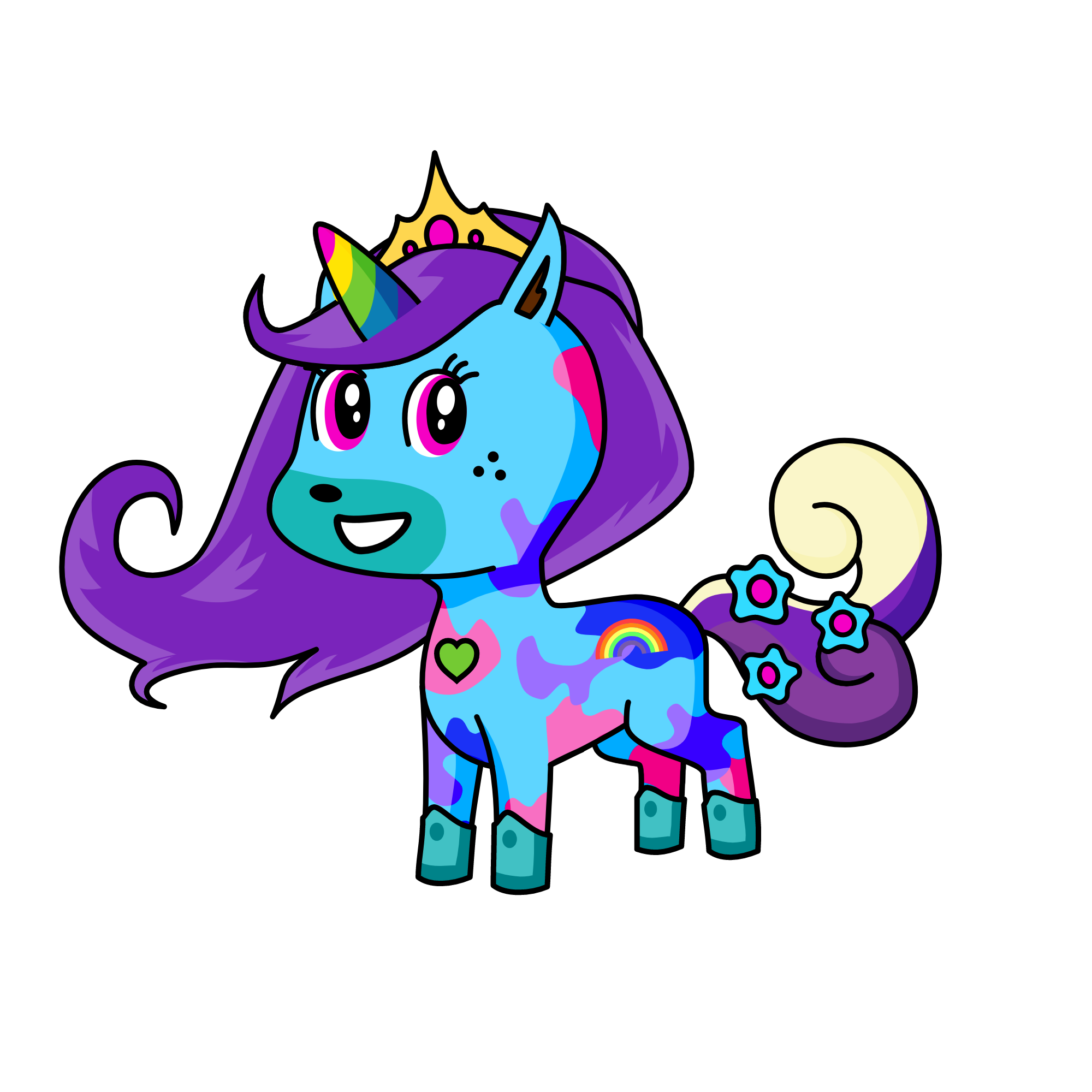 Миа, the unicorn