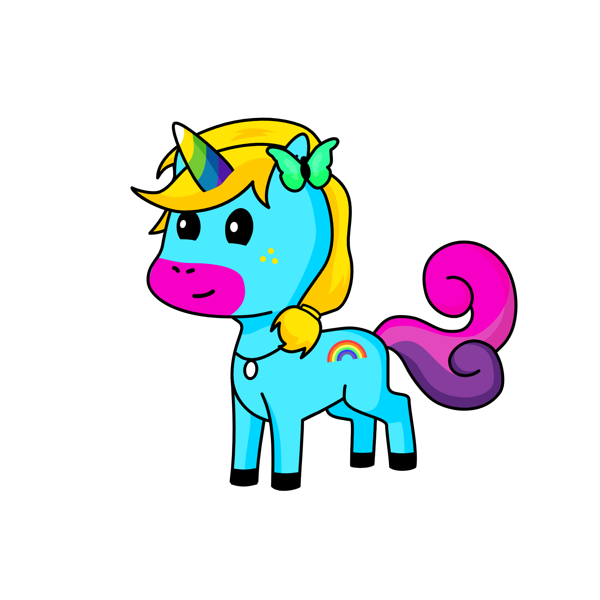 Gökkuşağı, the unicorn