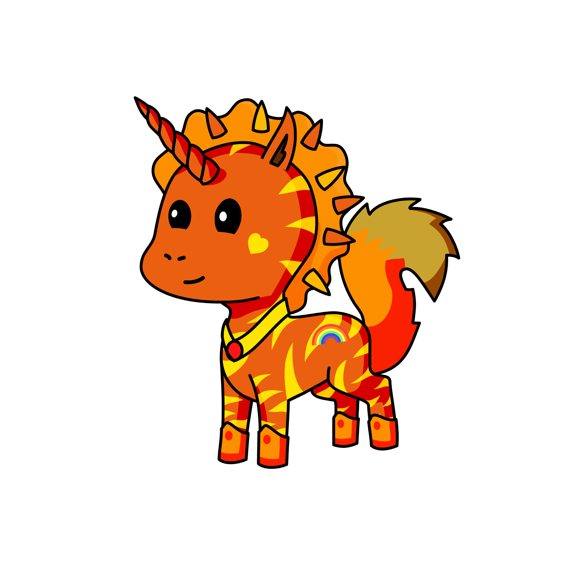 ОГОНЙОК, the unicorn