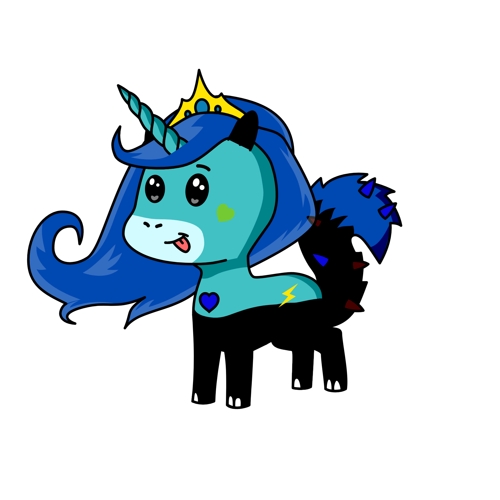 Yinayang, the unicorn