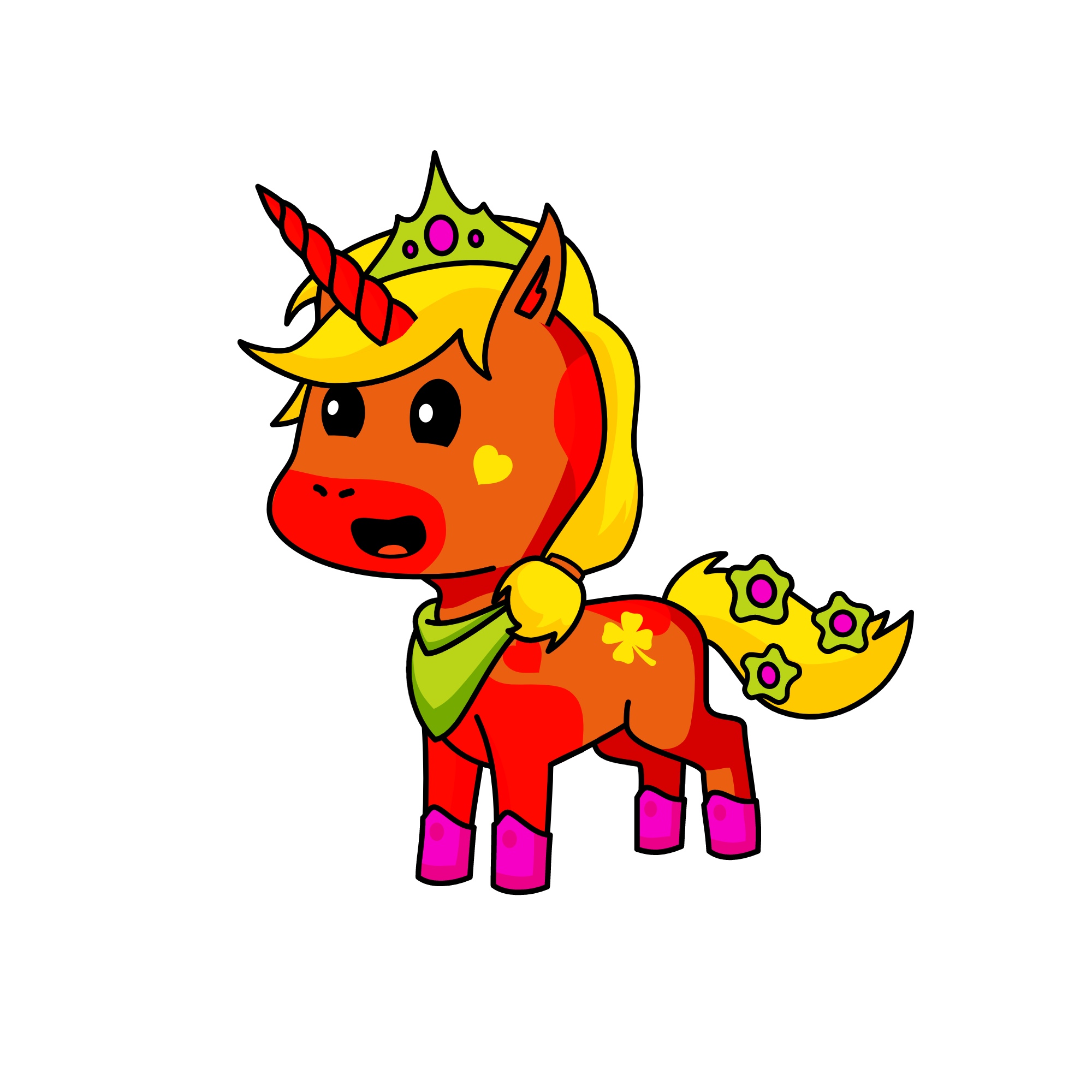 АПЕЛЬСИНКА, the unicorn