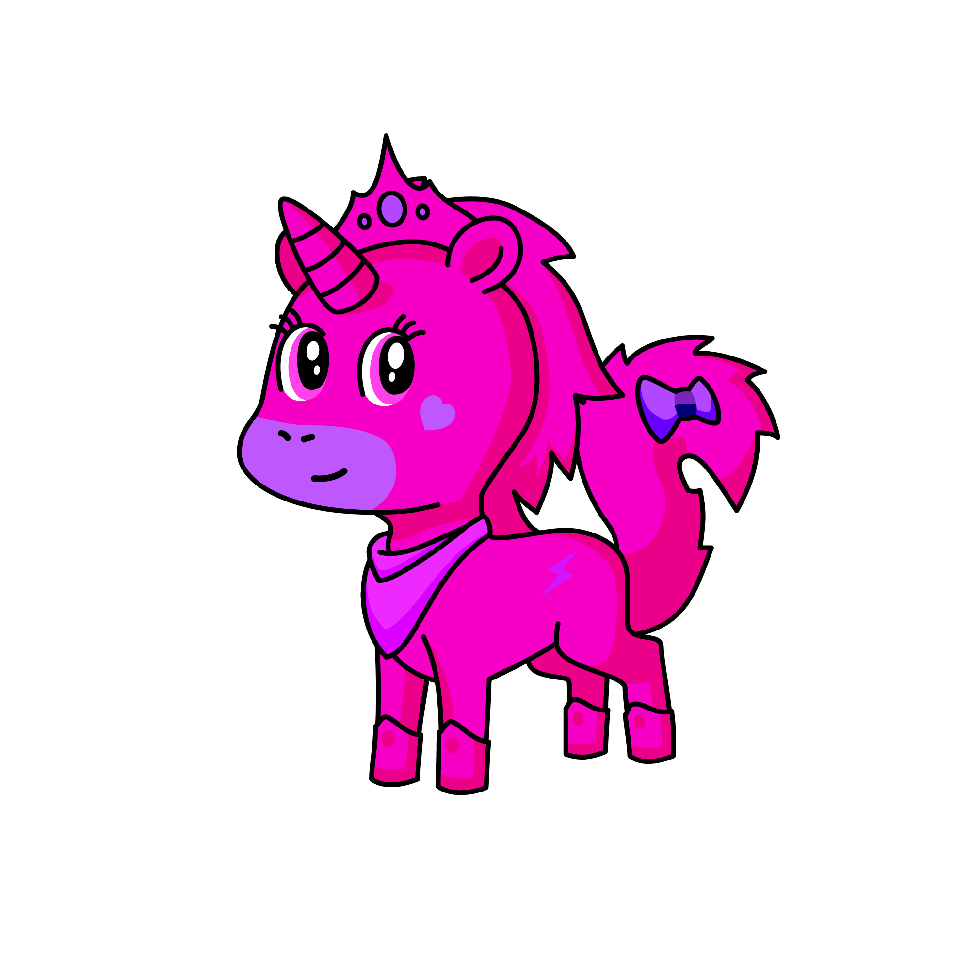 pink pink pink, the unicorn